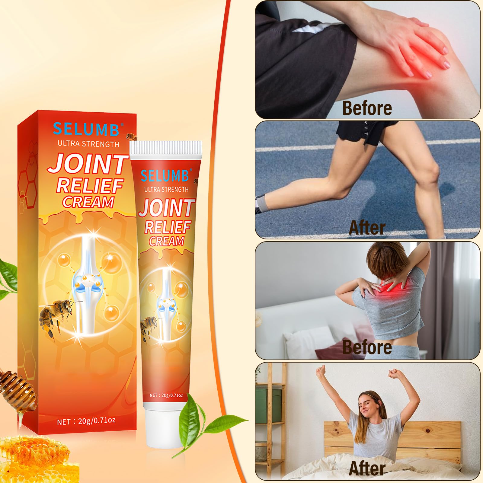 TFSUDI Joint Relief Cream Ultra Strength 3-Pack