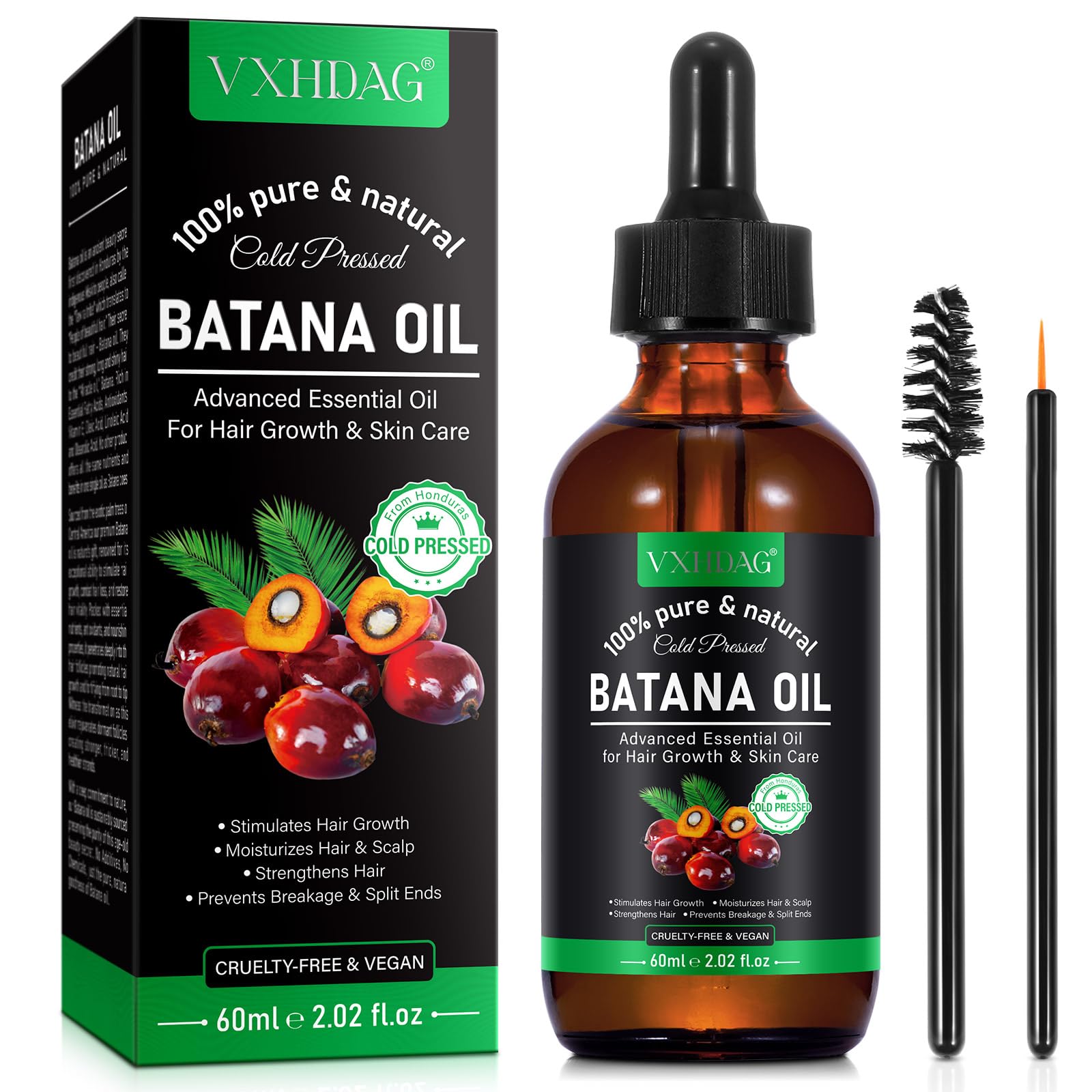 VXHDAG Batana Oil - 100% Pure & Natural from Honduras for - VXHDAG Official Product View 2