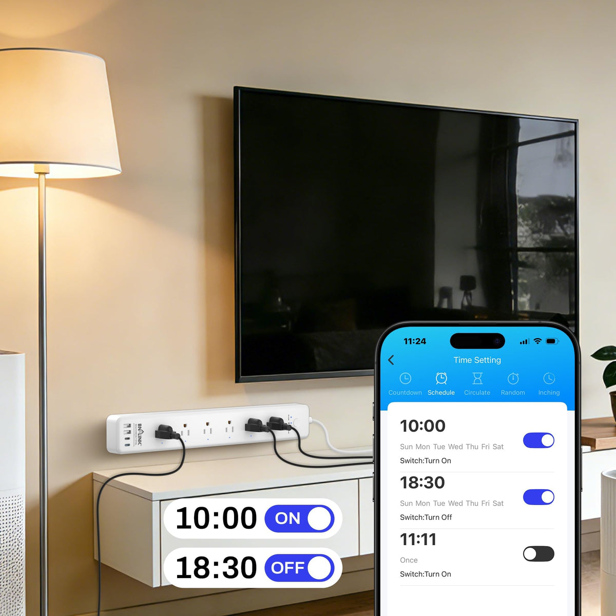 BN LINK Smart WiFi Power Strip Surge Protector 6 - BN-LINK Official Imagery - 7