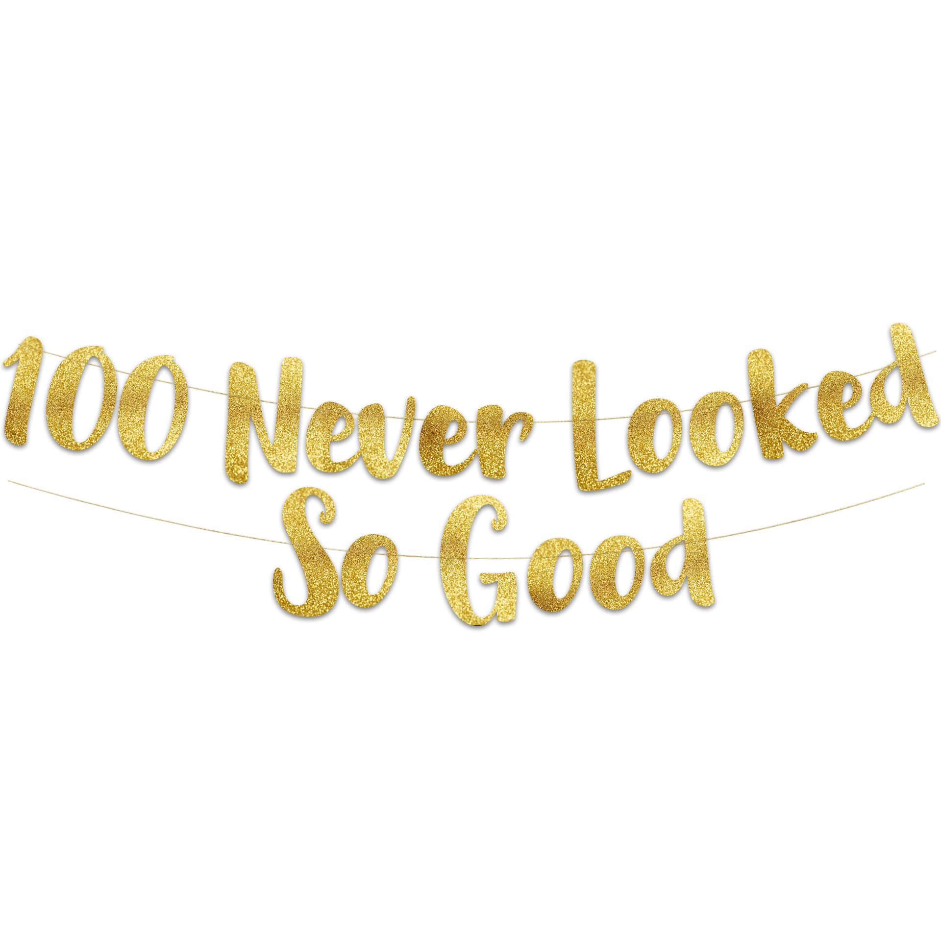 Sterling James Co. Pre-Strung 100 Never Looked So Good Gold Glitt - Sterling James Co. Official Product View 1