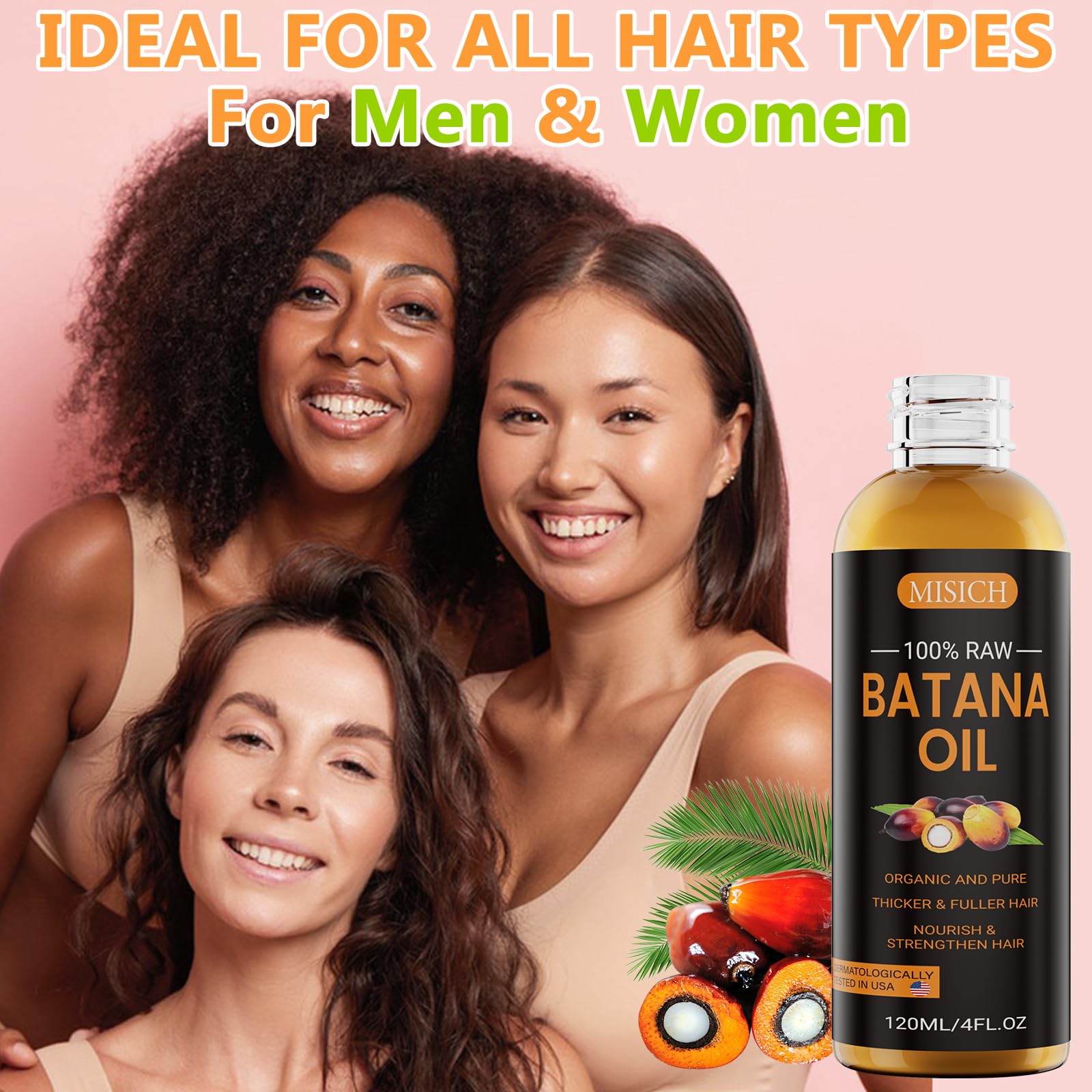 MISICH Raw Batana Oil, 100% Natural Organic Hair Growth Oil , Sourced from - MISICH Official Product View 9