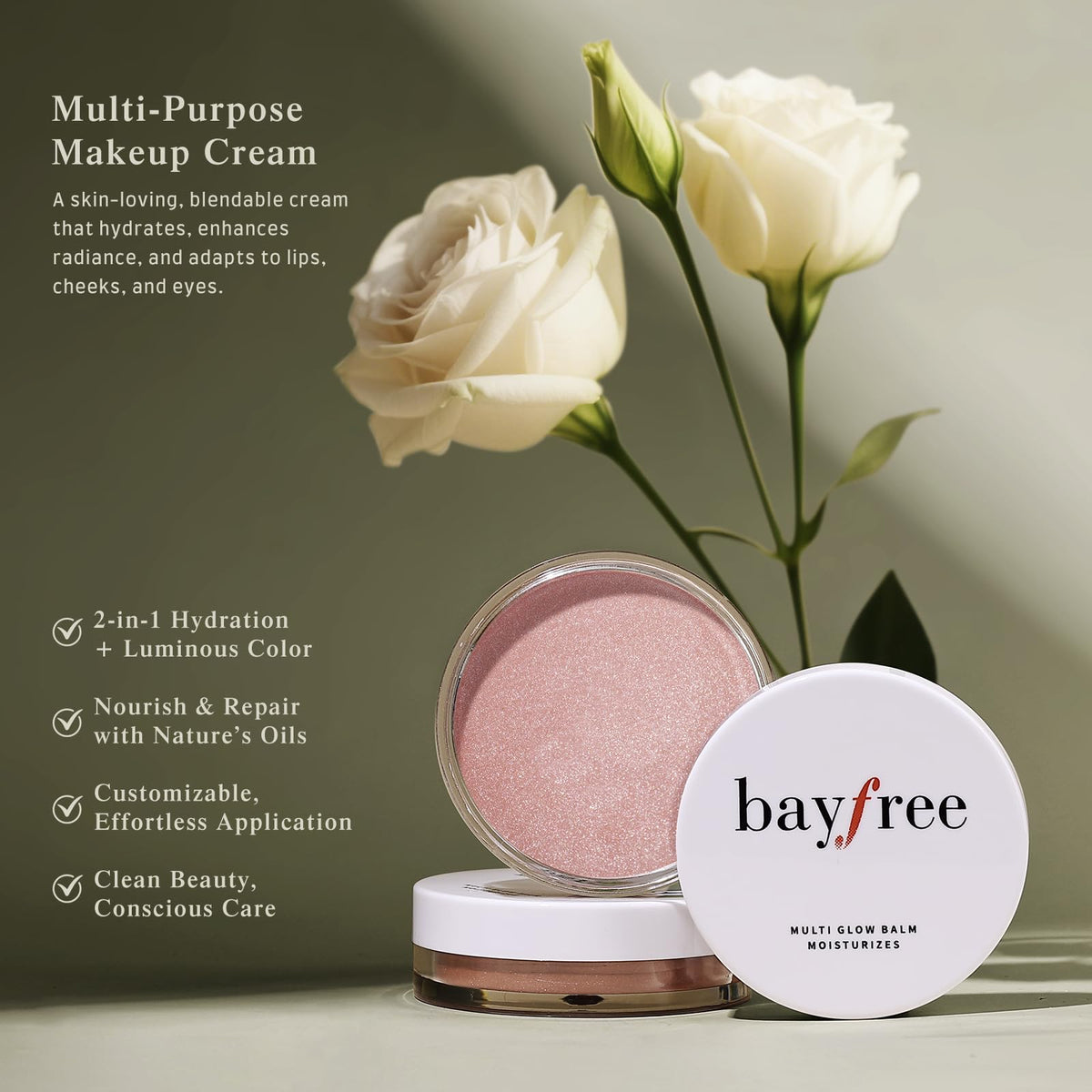 bayfree Multi Glow Balm Original Kit Gifts Set Cream Blush - bayfree Official Imagery - 4