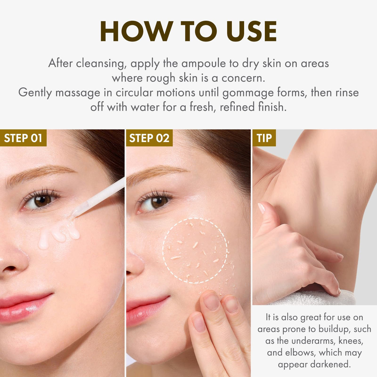 TOSOWOONG White Rice 75 Peeling Ampoule for Dull Skin - TOSOWOONG Official Imagery - 6