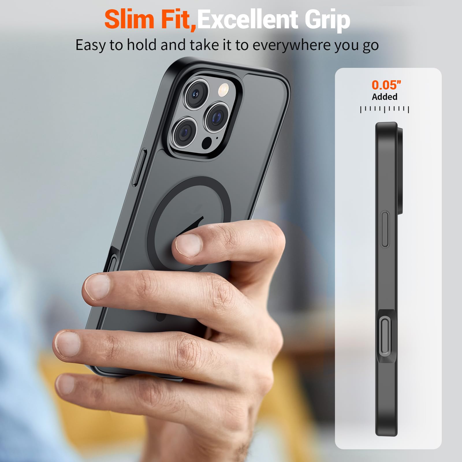 SUPFINE Magnetic for iPhone 16 Pro Max Case Black - SUPFINE Official Product View 7