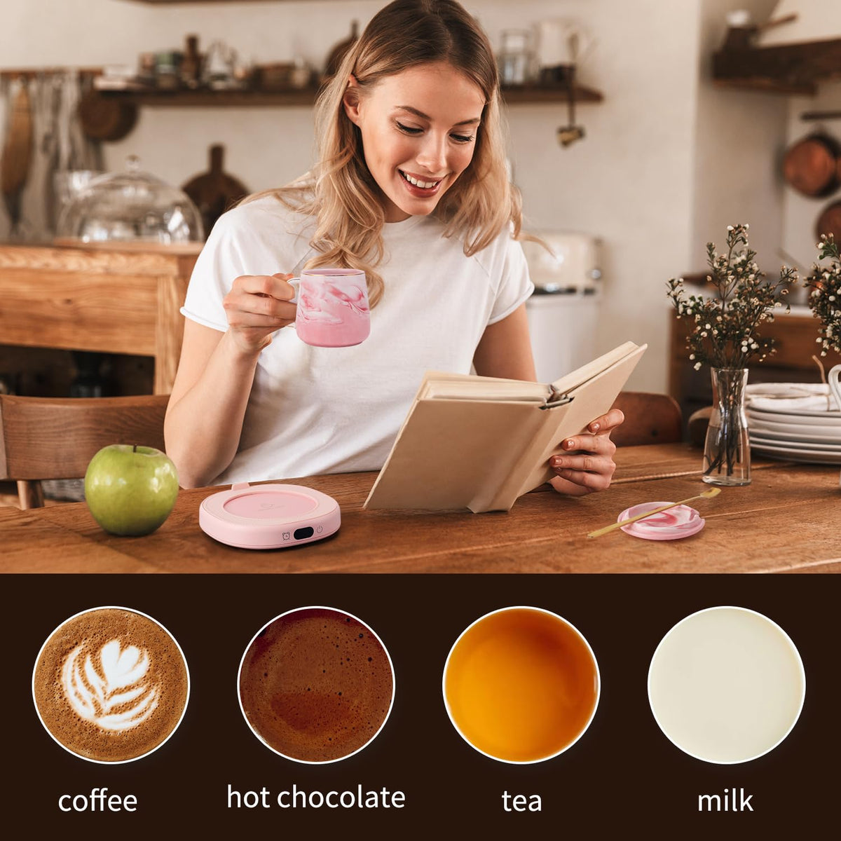 Coffee Mug Warmer You are Awesome Mug Set Electric Cup - LOUTYTUO Official Imagery - 7