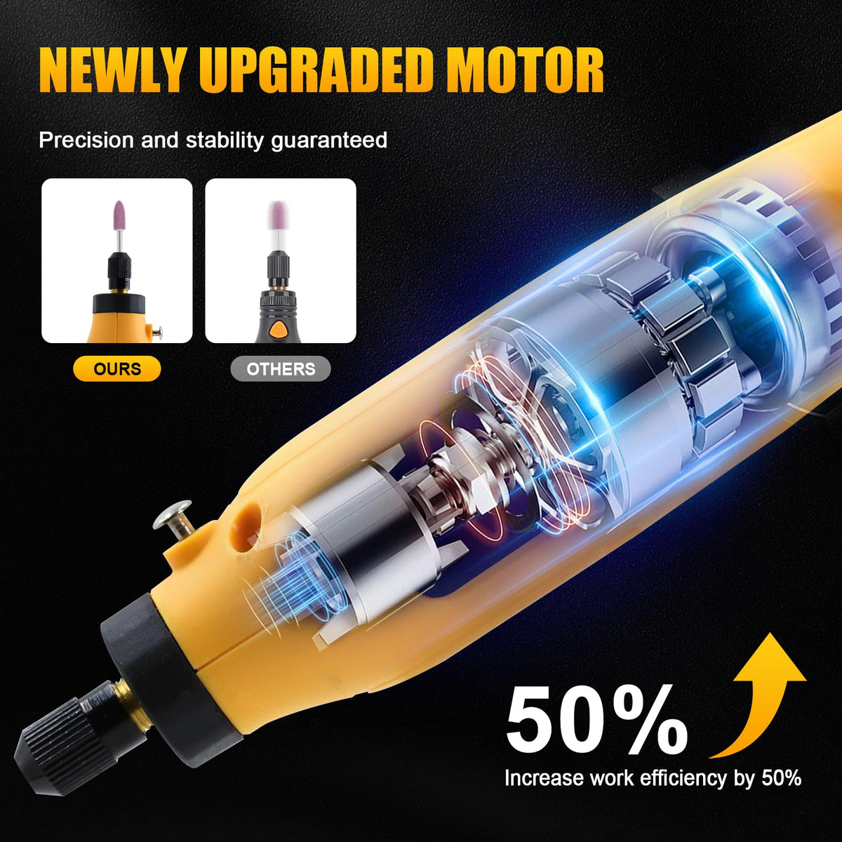 Cordless Rotary Tool Kit for DEWALT 20V Max Battery 6 Speed - APATB Official Imagery - 4