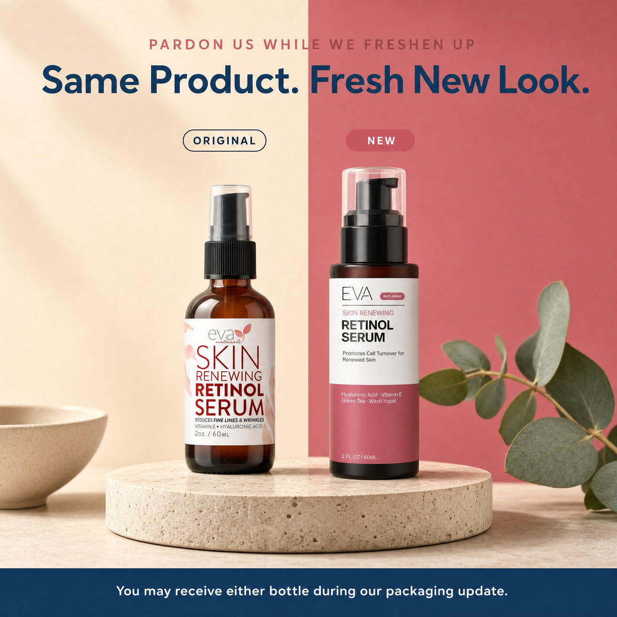 Eva Naturals Retinol Serum for Face Night Serum with - Eva Naturals Official Imagery - 3