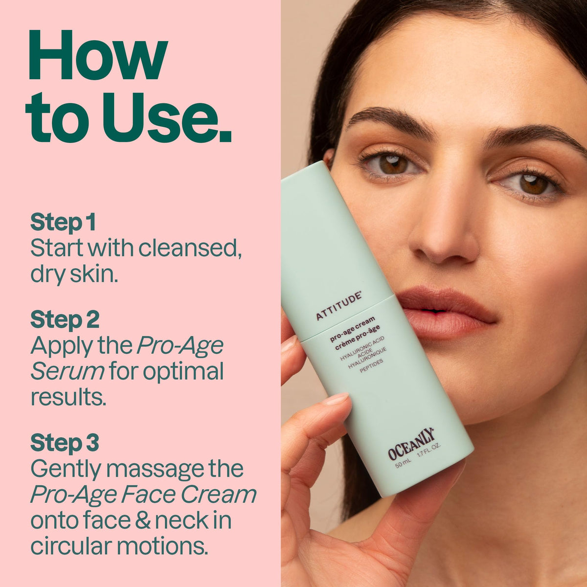 ATTITUDE Anti Aging Face Cream With Hyaluronic Acid Peptides - ATTITUDE Official Imagery - 6