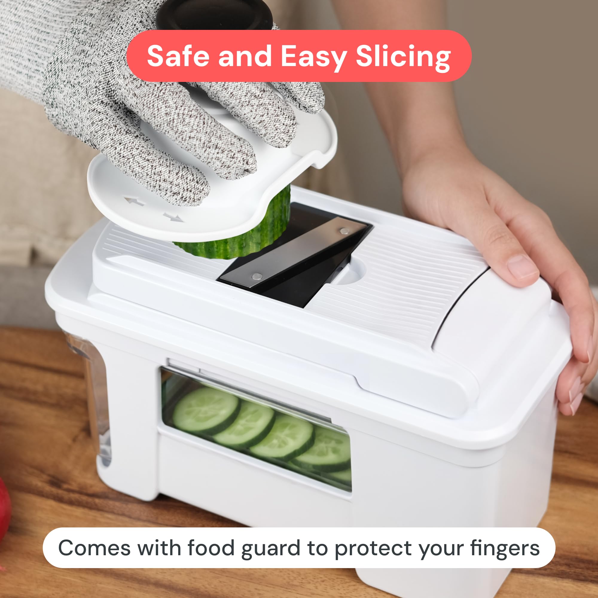Fullstar Pro XL Vegetable Chopper & Mandoline Slicer w Pull-Out C by fullstar - Angle View 4