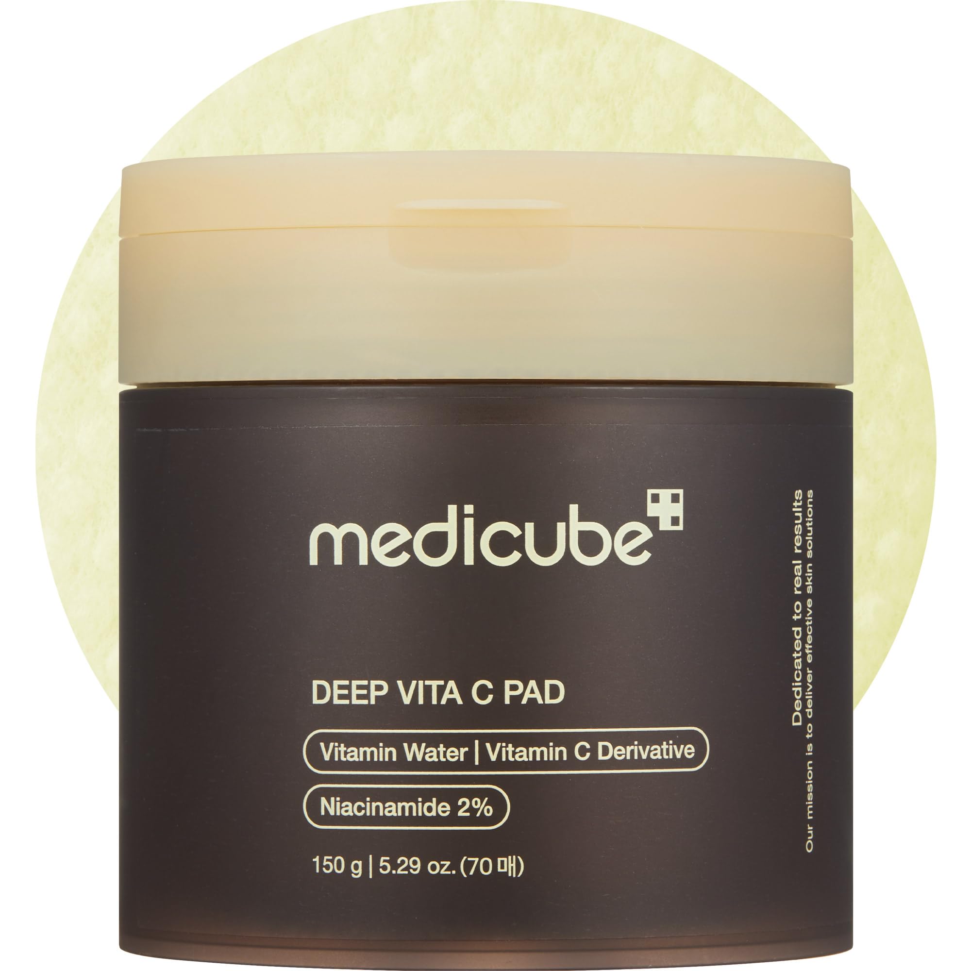 medicube Toner Pads Deep Vita C Facial Toner Pad for Uneven Skin - Product Imagery
