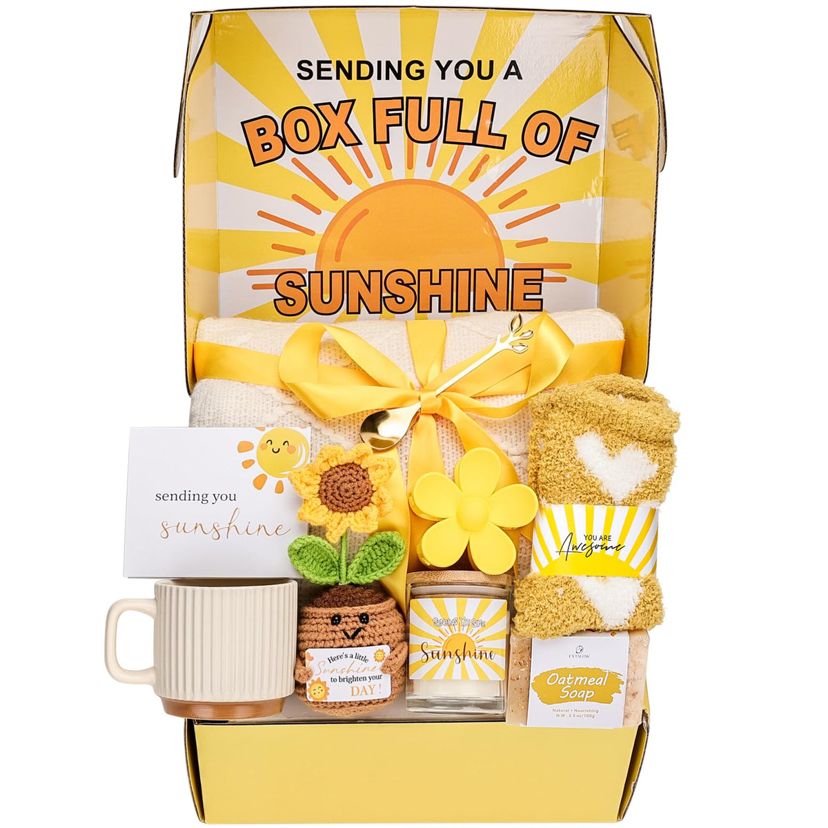 Birthday Gifts for Women Sending Sunshine Sunflower Get Well - EXTALOW Official Imagery - 1