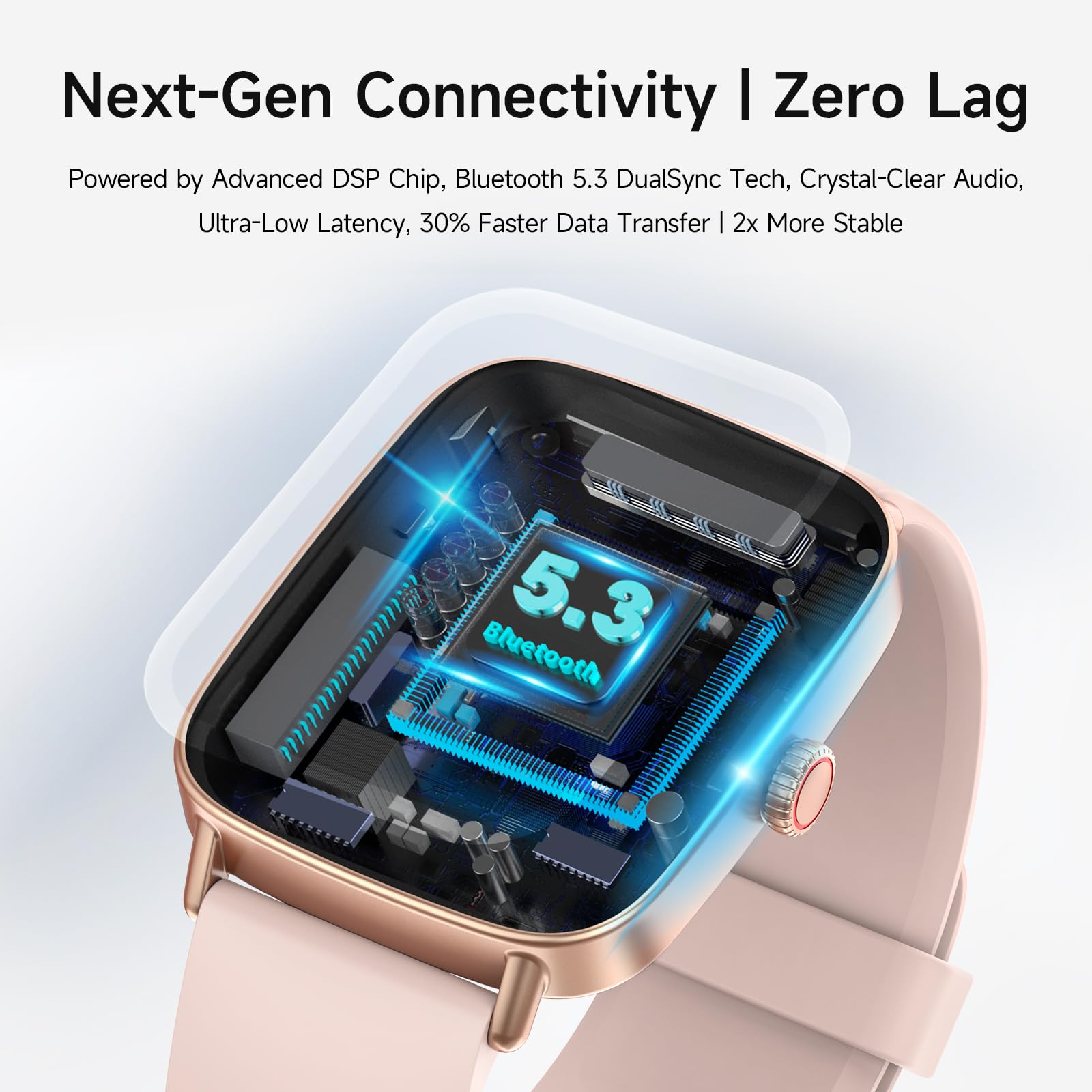aeac Smart Watch for Women, 1.85" HD Smartwatch Compatible iPhone/Sams - View 6