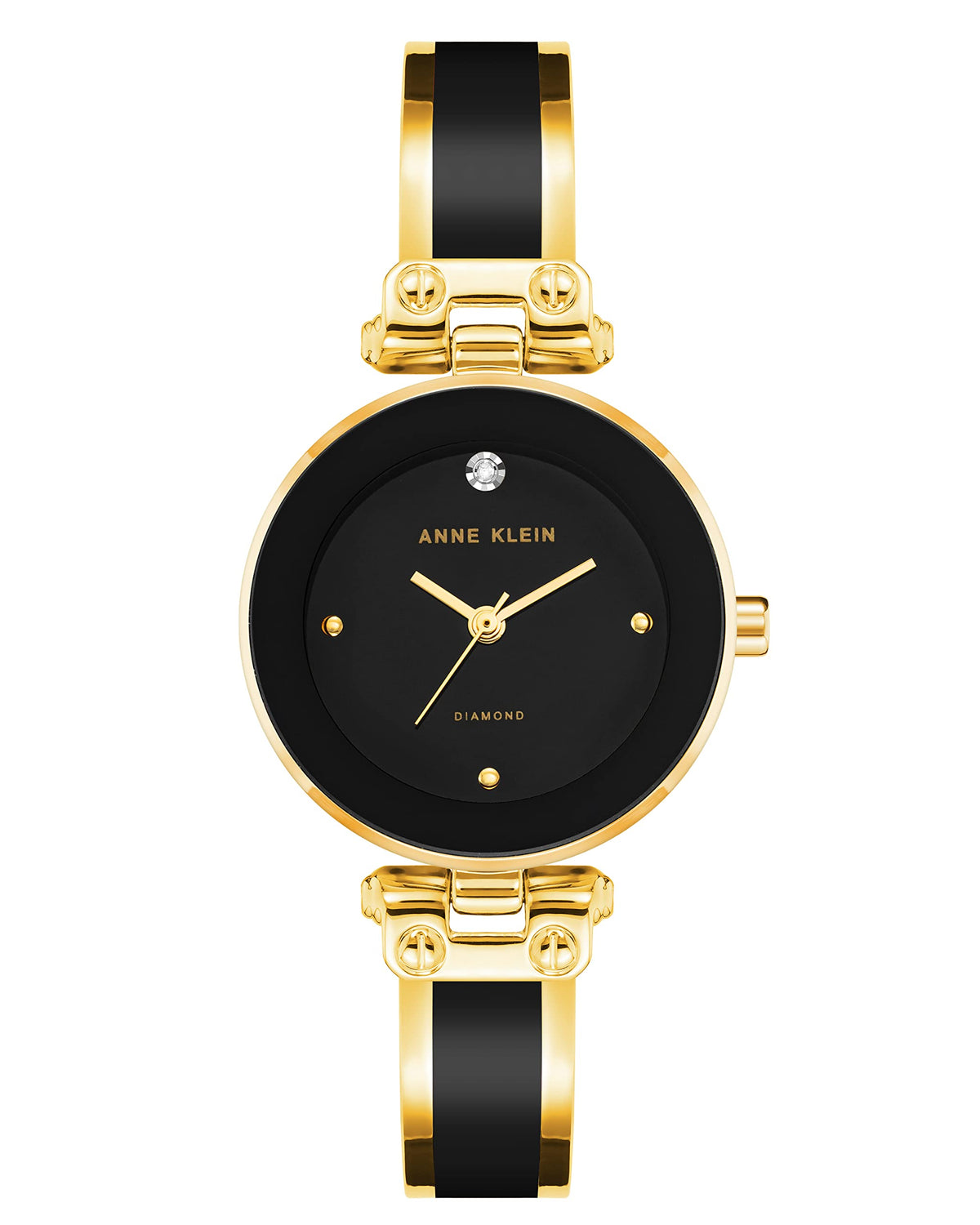 Anne Klein Women s Genuine Diamond Dial Bangle Watch - Anne Klein Official Imagery - 2