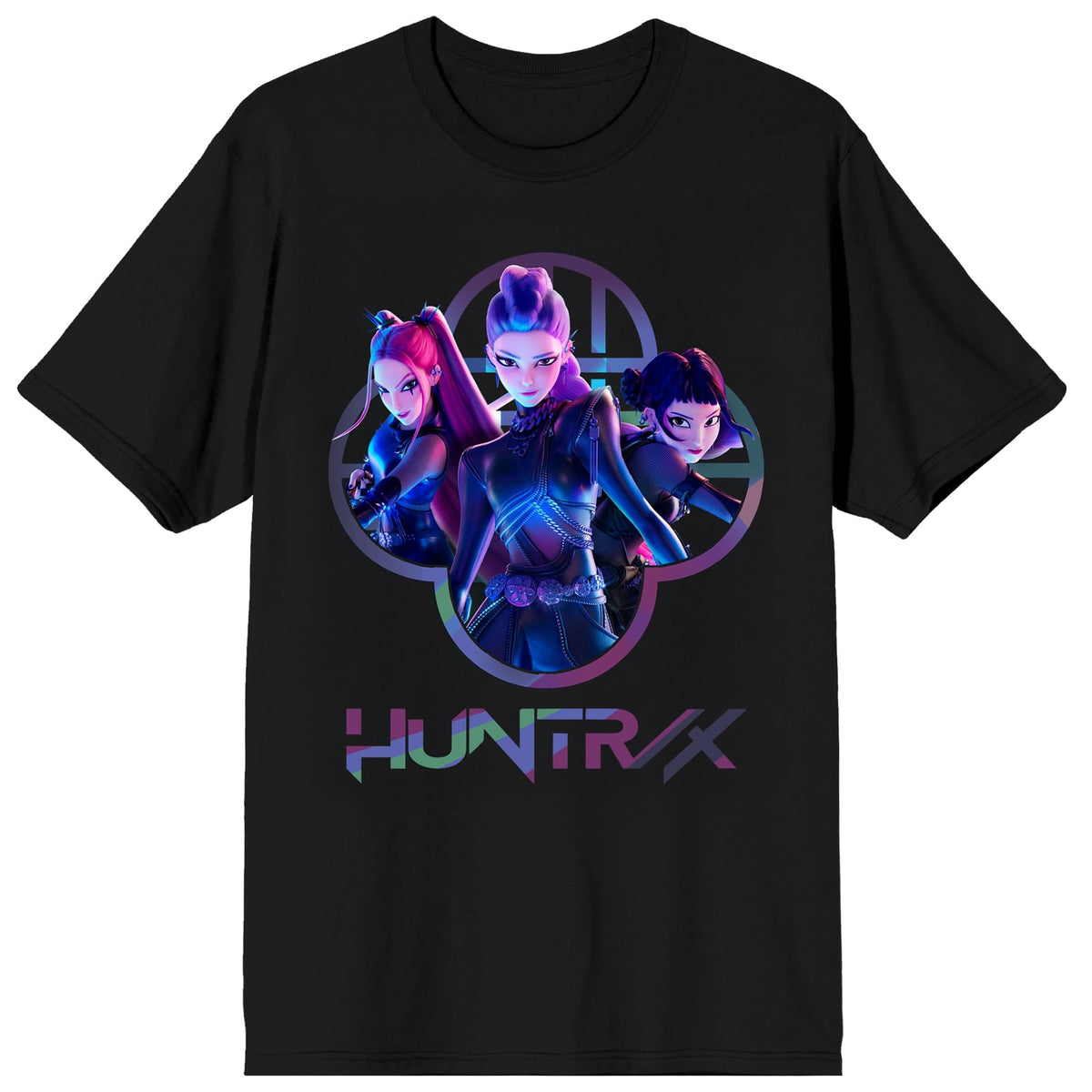 K Pop Demon Hunters Shirt Men s Huntrix Logo Rumi Mira Zoey - Seven Times Six Official Imagery - 2