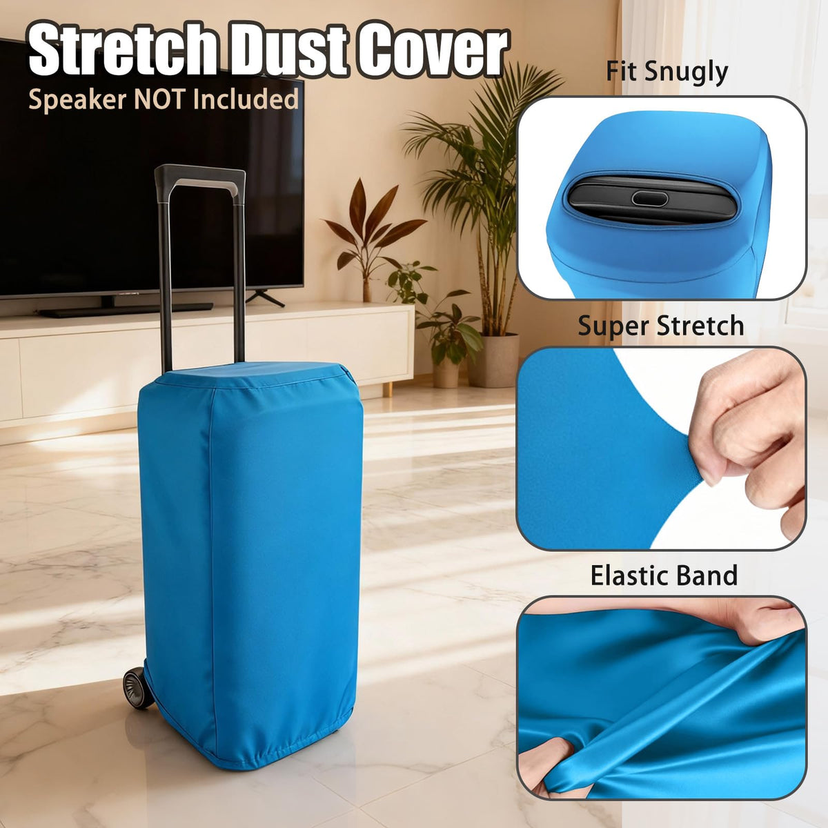 Speaker Dust Cover Stretch 2 Pack for Portable Party - Totocove Official Imagery - 4