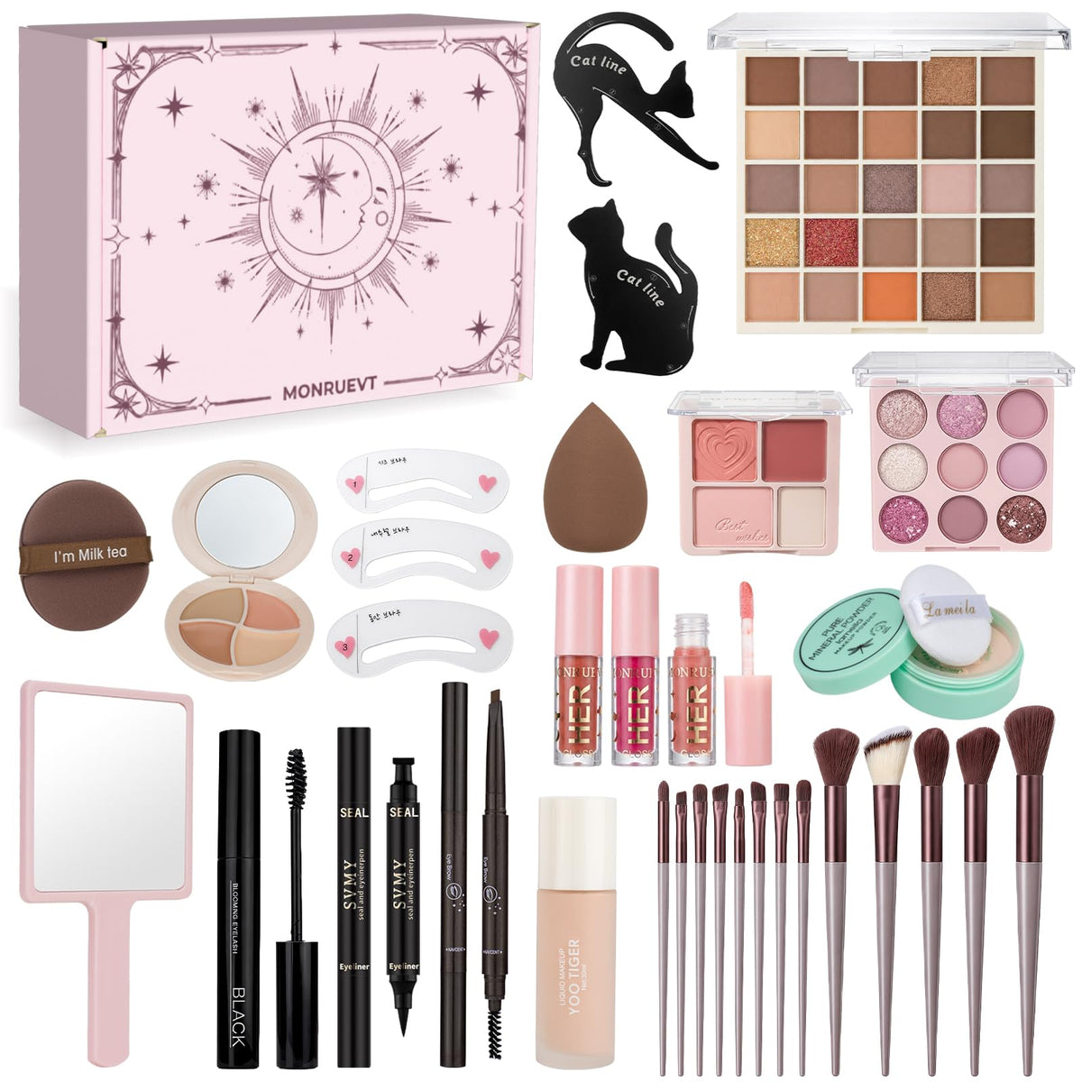 MONRUEVT All in One Makeup Set for Women Full kit Makeup Kit - MONRUEVT Official Imagery - 2
