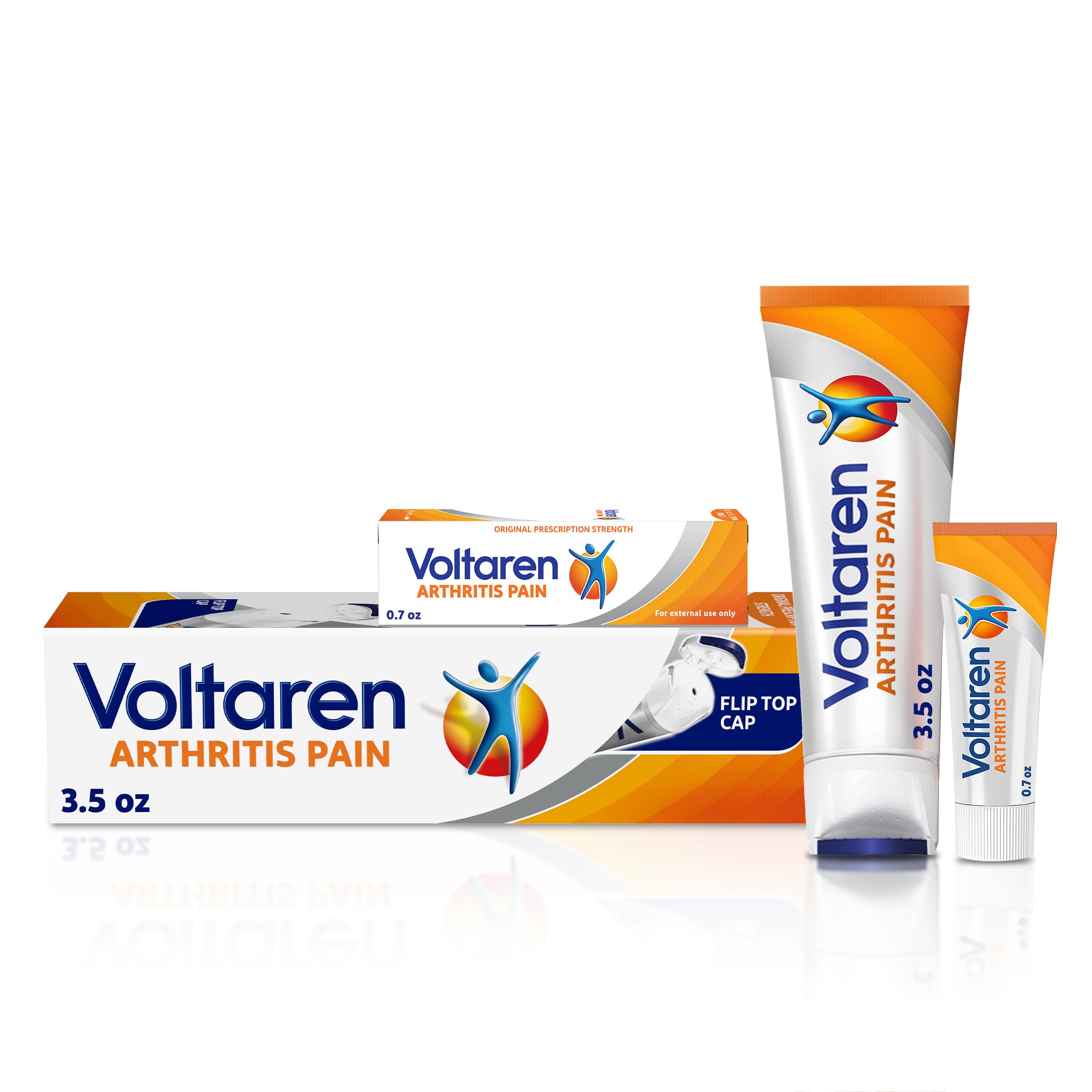 Voltaren Arthritis Pain Gel, One 100 g Tube and one 20 g Travel Size Tube
