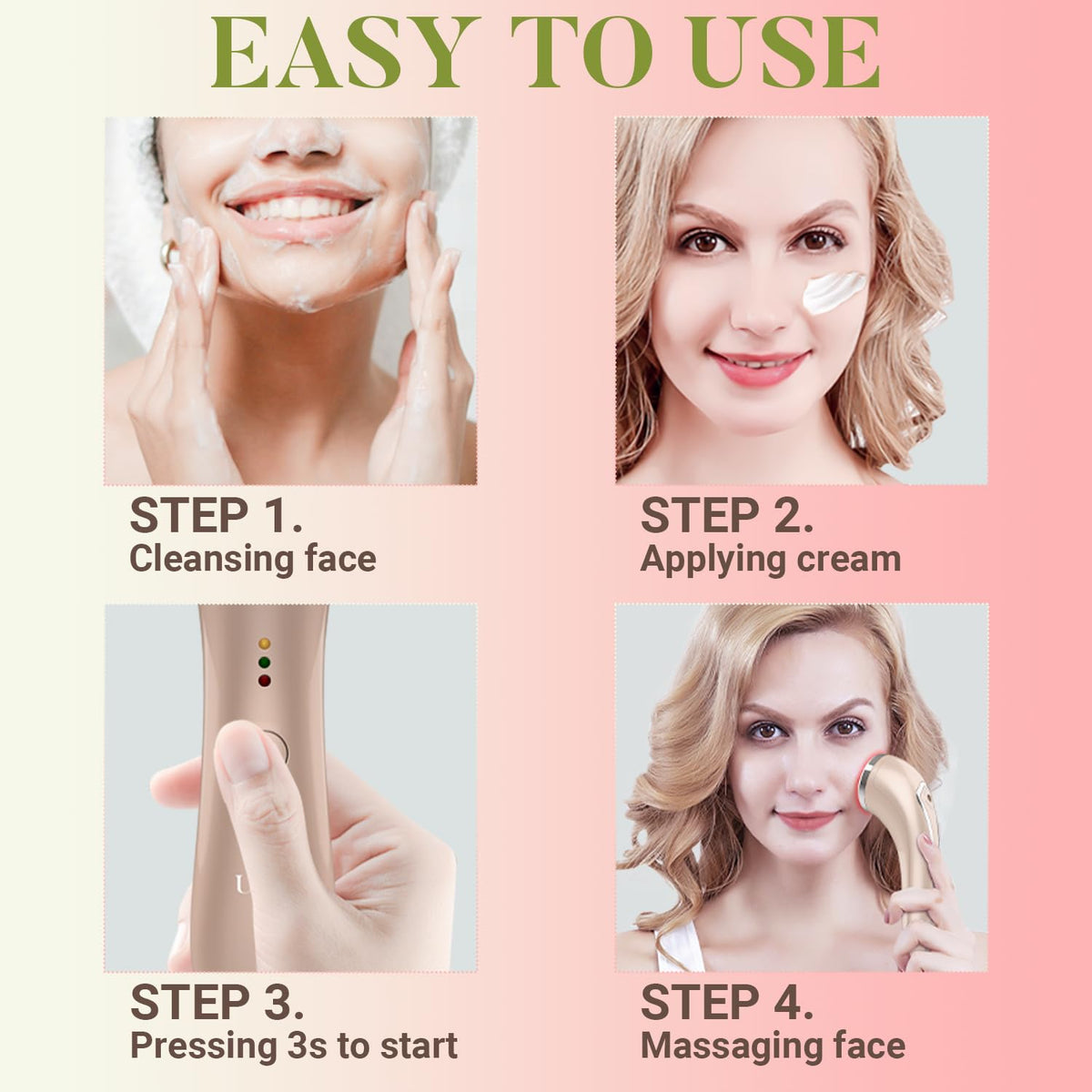 Uaike Red Light Therapy Device for Face Home Use - Uaike Official Imagery - 6