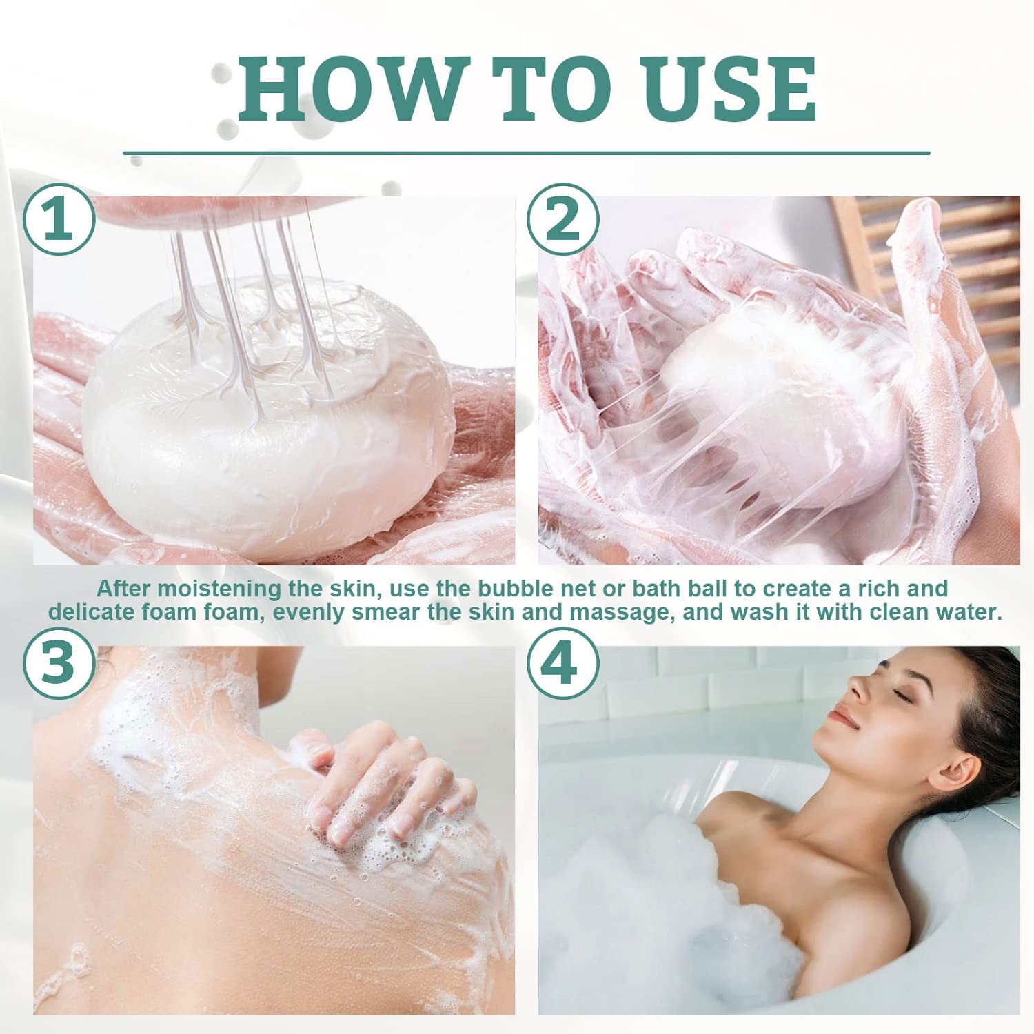 2PCs SkinFerm Collagen Milk Whitening Soap Silk Protein Skin - YG LianKai Official Product Imagery - 7