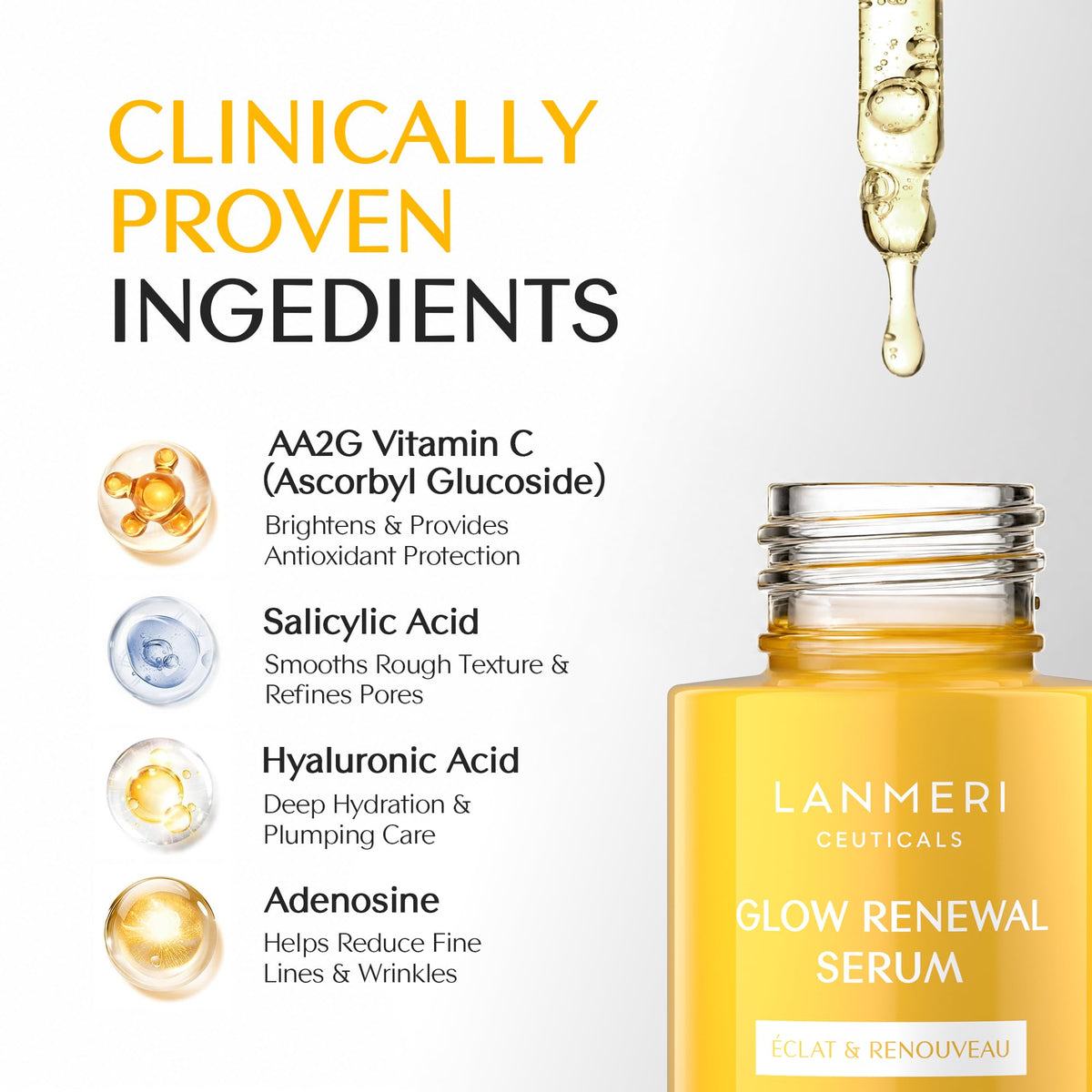 Lanmeri Vitamin C Serum for Face Vitamin C Anti Aging Serum - Lanmeri Official Imagery - 7