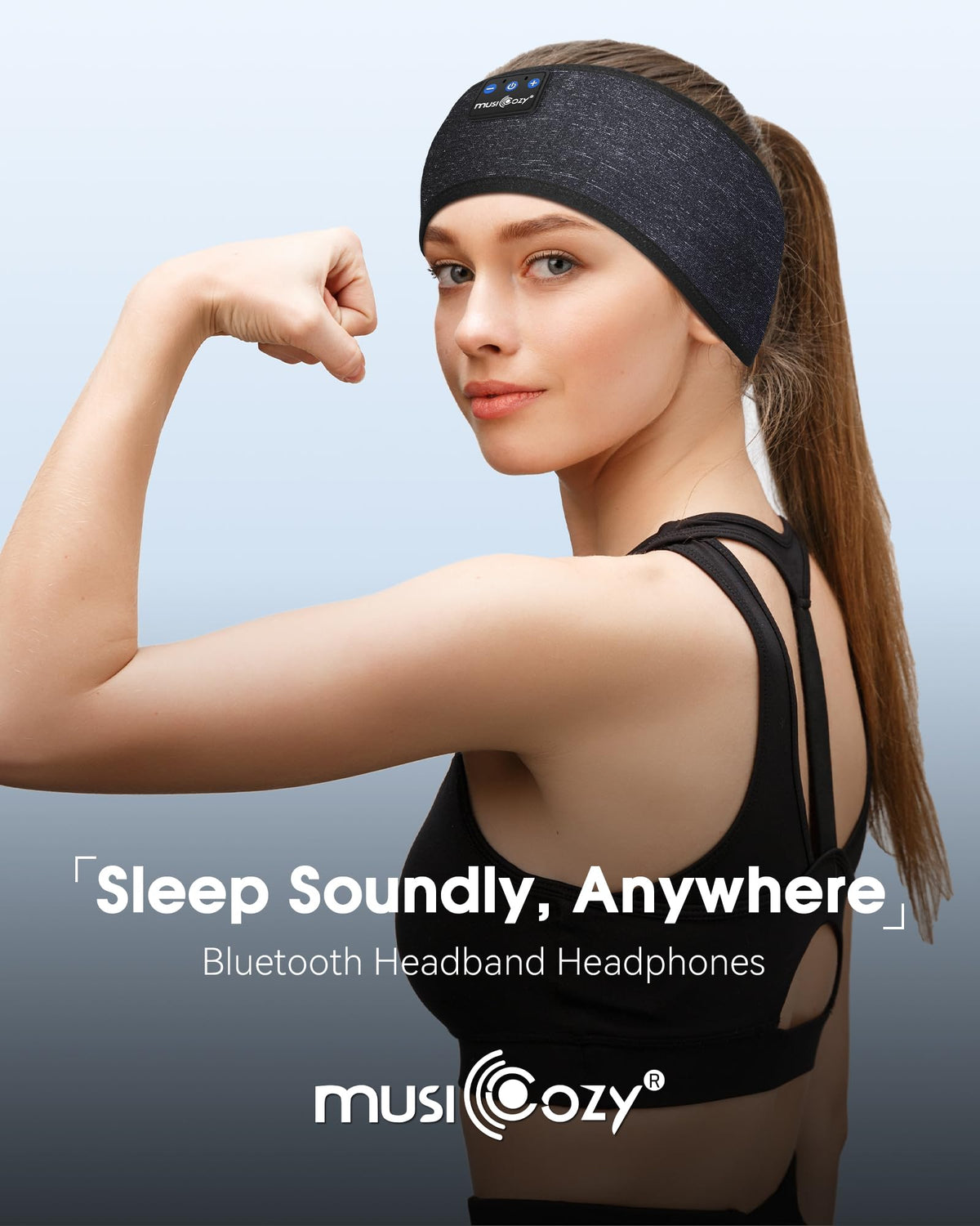 MUSICOZY Sleep Headphones Bluetooth 5 4 Headband Sports - MUSICOZY Official Imagery - 4