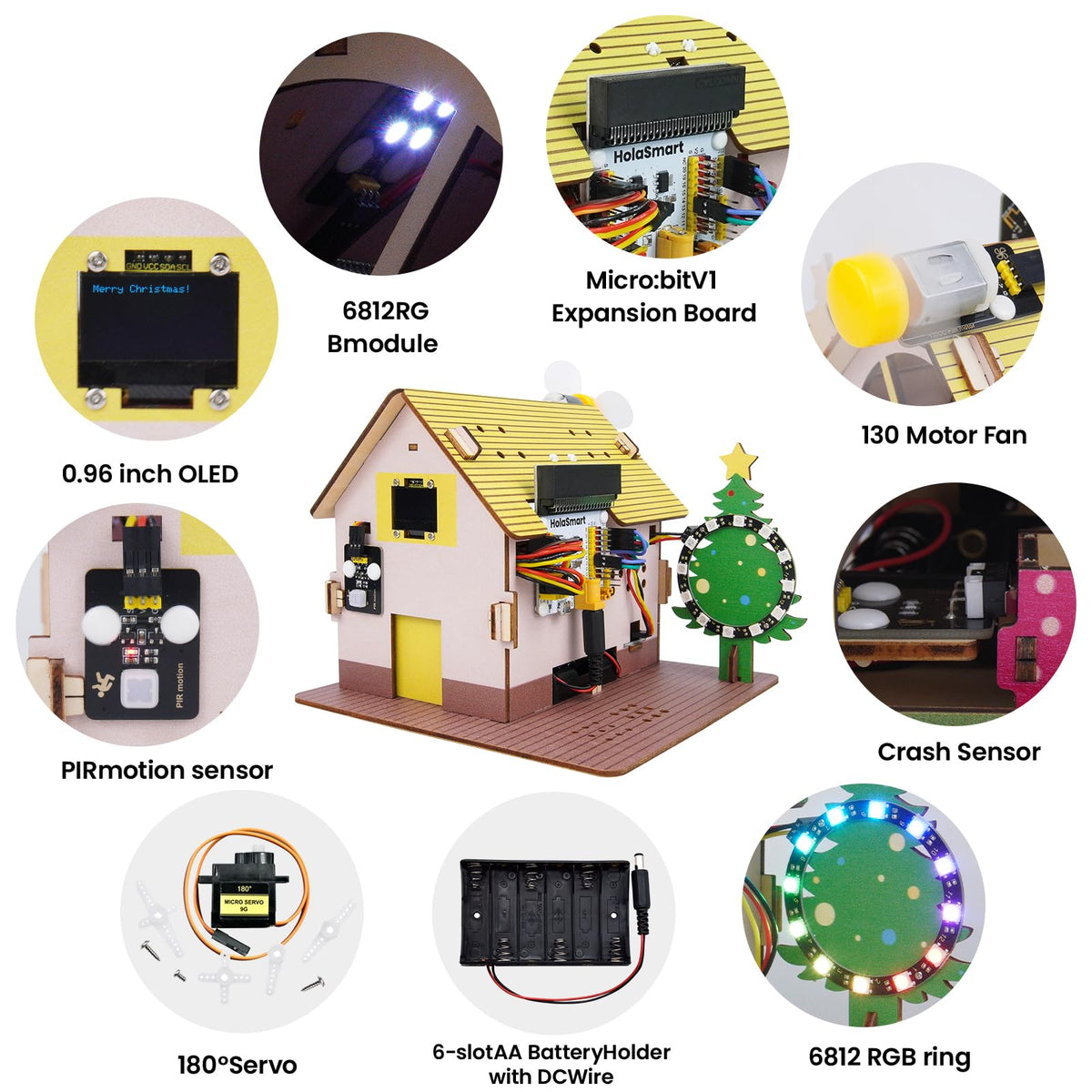microbit Smart Home for microbit V1 and V2 STEM Education - HOLASMART Official Imagery - 3