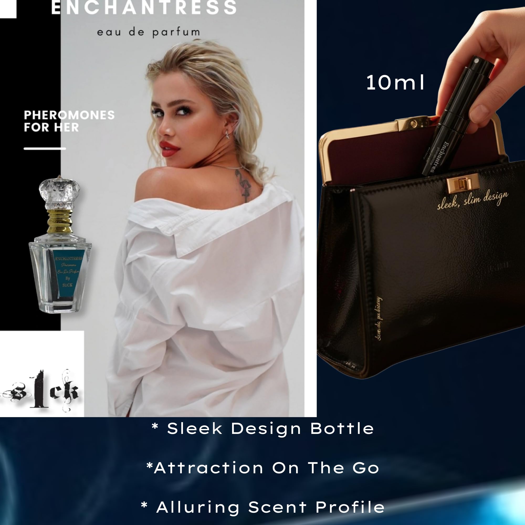 Enchantress Pheromone Infused Perfume for Women Raw - PHERO CONFIDENCE Official Imagery - 8
