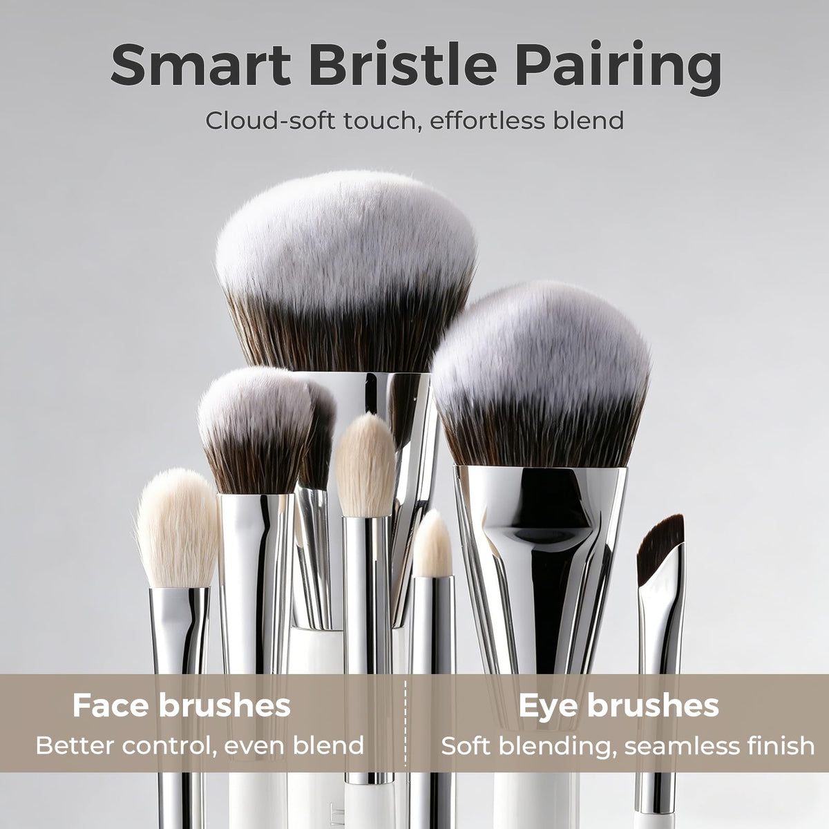 Makeup Brushes Set Albeaut 7Pcs Face Eyeshadow Brushes Kit - ALBEAUT Official Imagery - 4