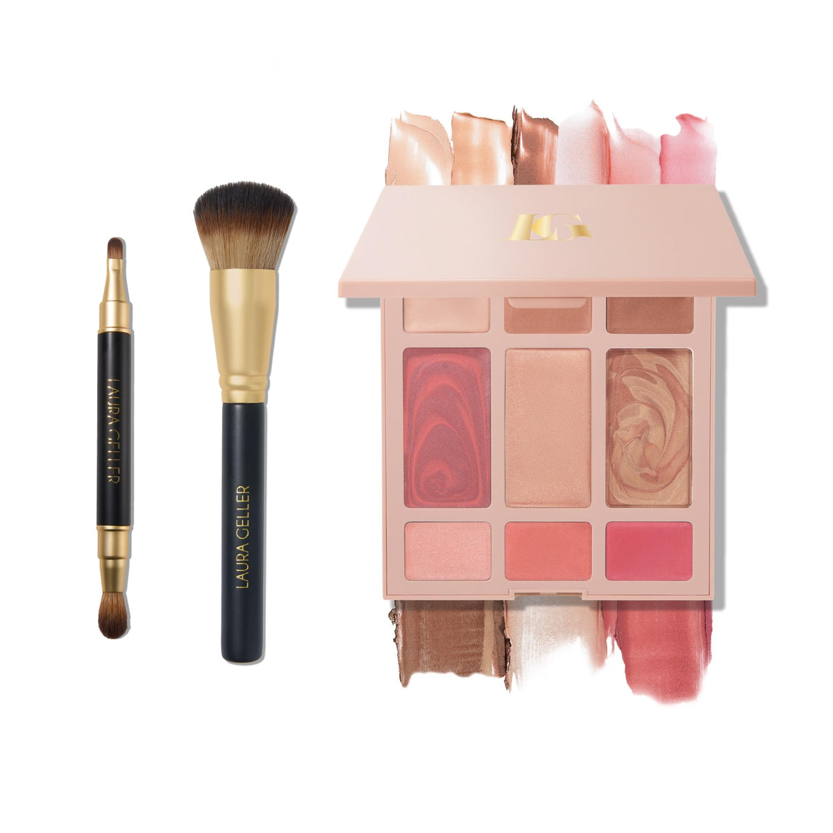 LAURA GELLER Hydrating Cream Color Glow Makeup Palette Brush - LAURA GELLER NEW YORK Official Imagery - 2