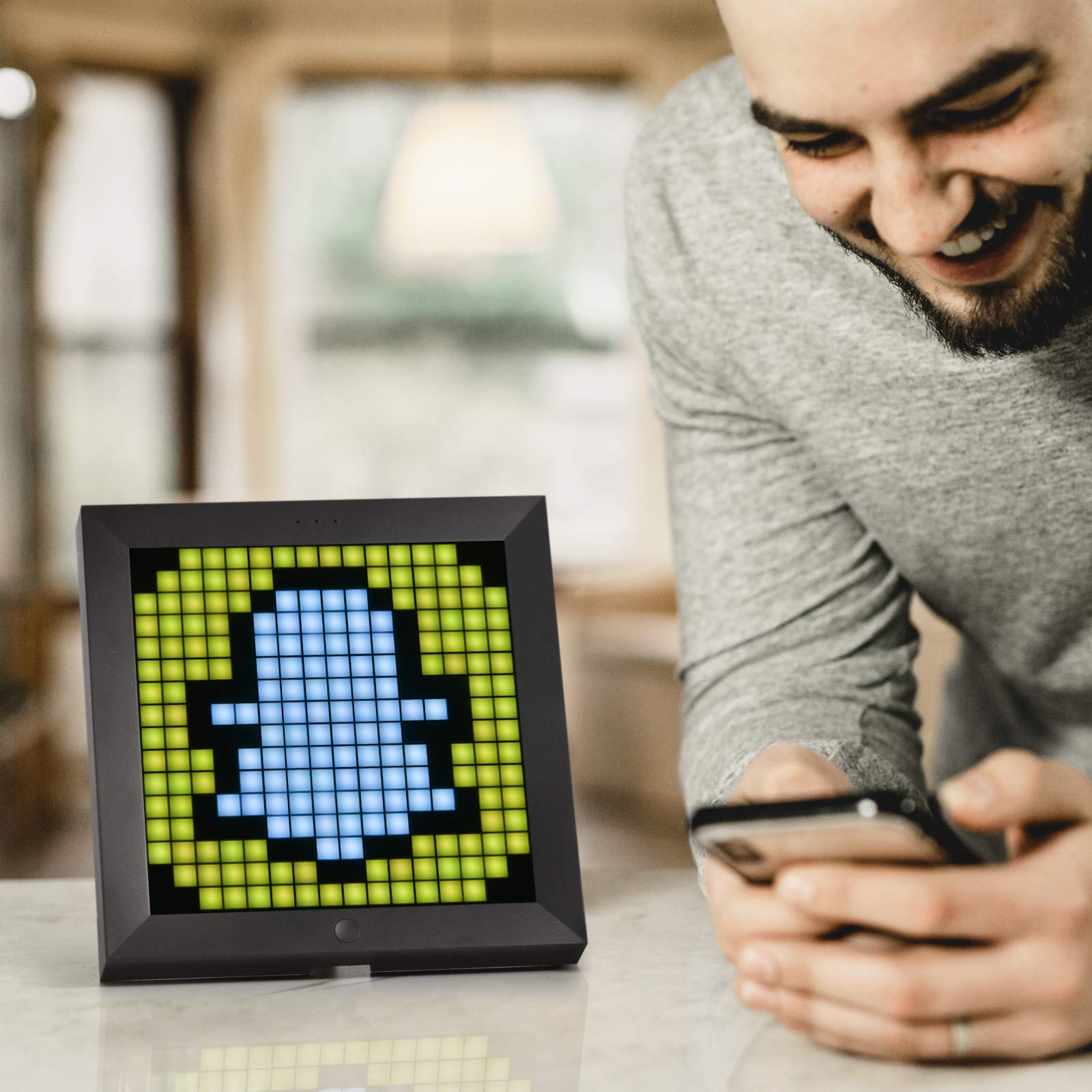 Divoom Pixoo - Pixel Art Digital Picture Frame with 16x16 LED Display APP Contro - Divoom Official Product View 9