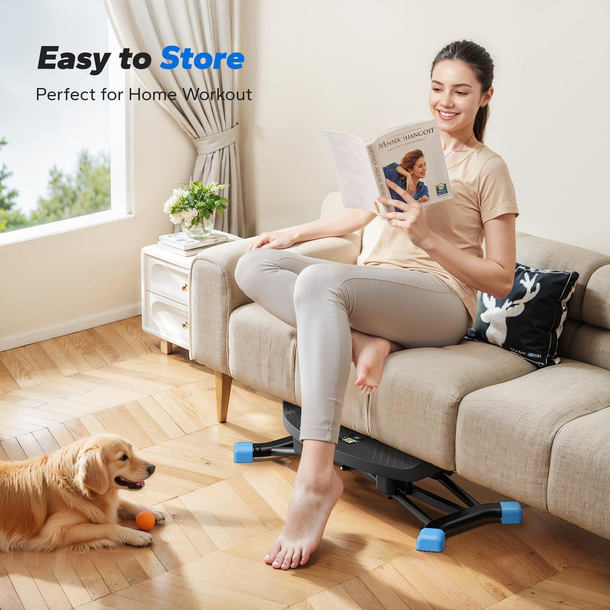 MERACH Balance Board for Adults Rocking Stepper with - MERACH Official Imagery - 8