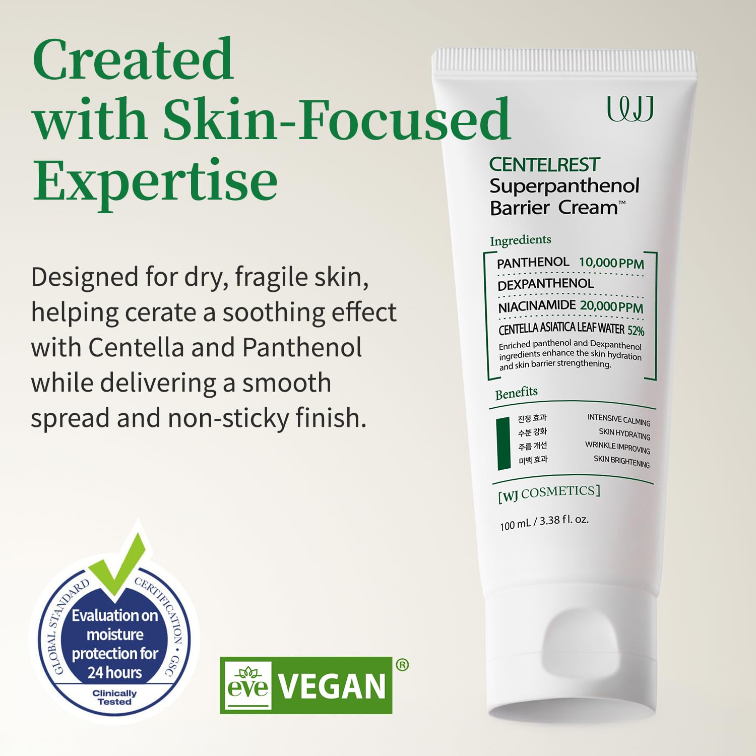WJ Cosmetics Centelrest Superpanthenol Barrier Cream Deep - WJ Official Imagery - 7
