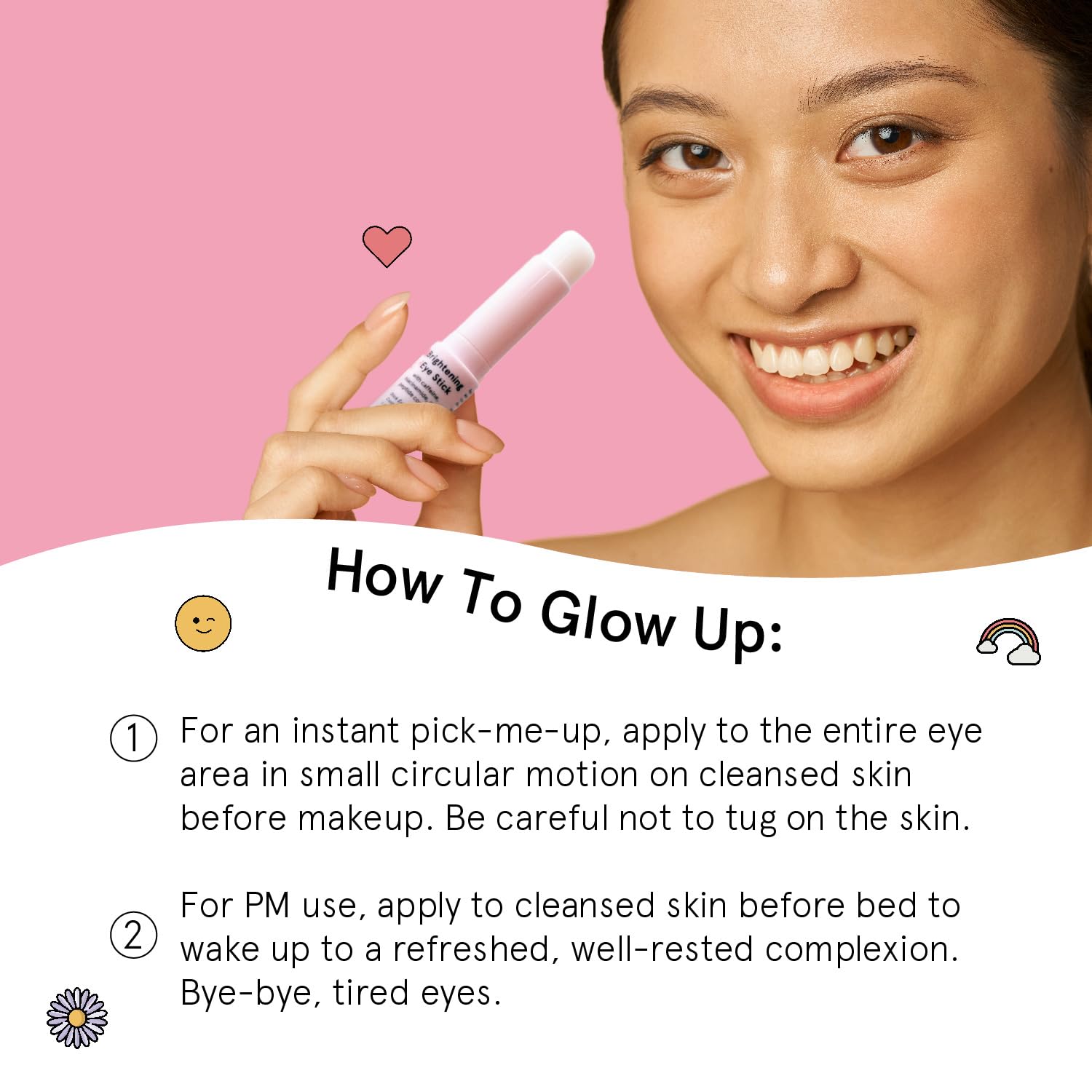 grace & stella Under Eye Brightener Balm Stick - Travel Essentials - grace & stella Official Product View 7