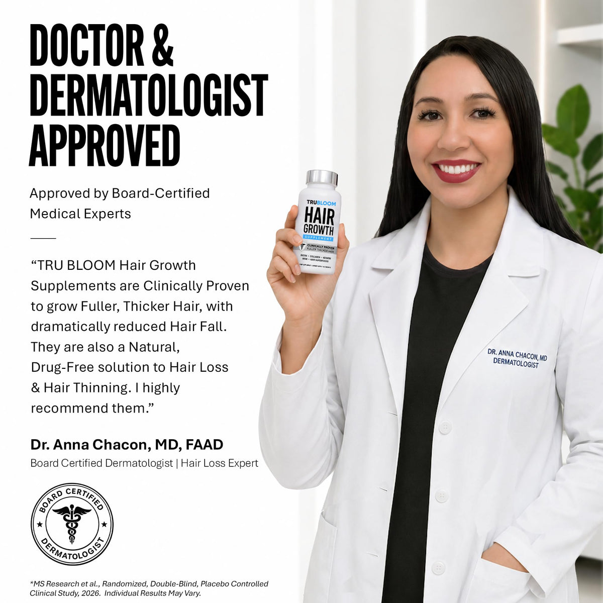 TRU BLOOM Hair Vitamins for Women and Men - TRU BLOOM Official Imagery - 8