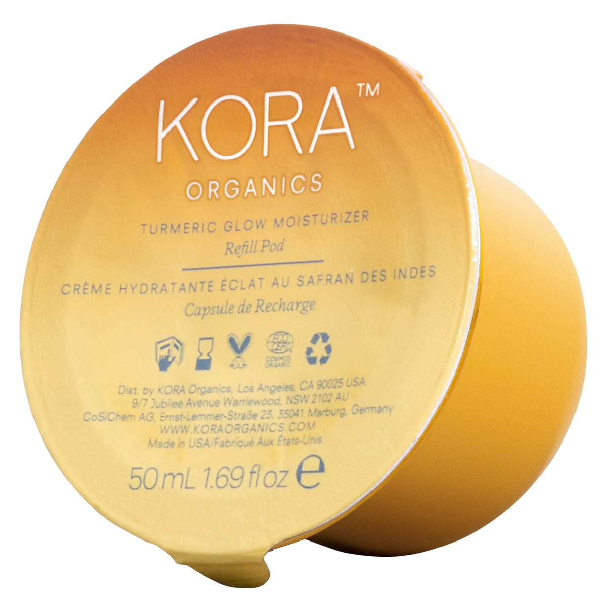 KORA Organics Turmeric Glow Face Moisturizer Cream Radiance - KORA Organics Official Imagery - 2