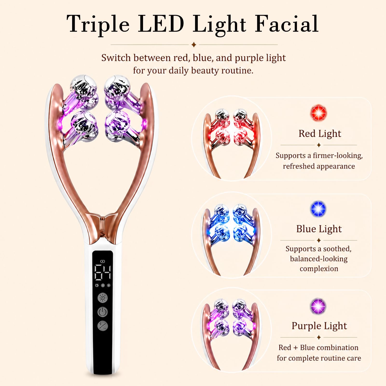 Face Massager Tool Microcurrent Device Facial Sculpting - GJMJNNW Official Imagery - 4