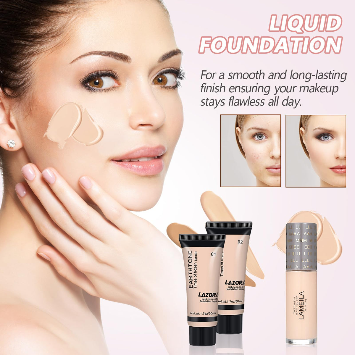 All in One Makeup Kit Makeup Kit for Women Full Kit Makeup - LAZORA Official Imagery - 8