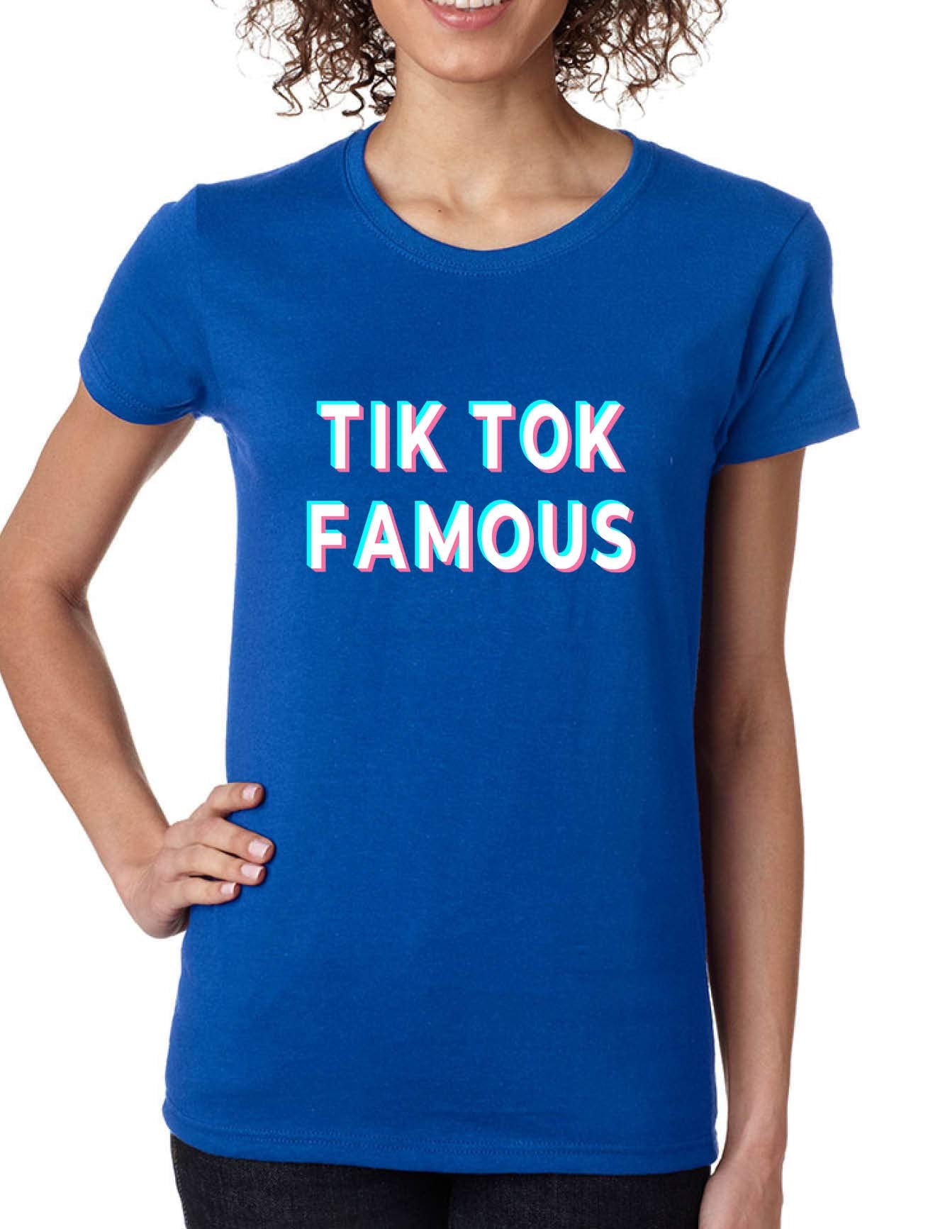 ALLNTRENDS Women's T Shirt TIK Tok Famous Cute Graphic Tee - View 8