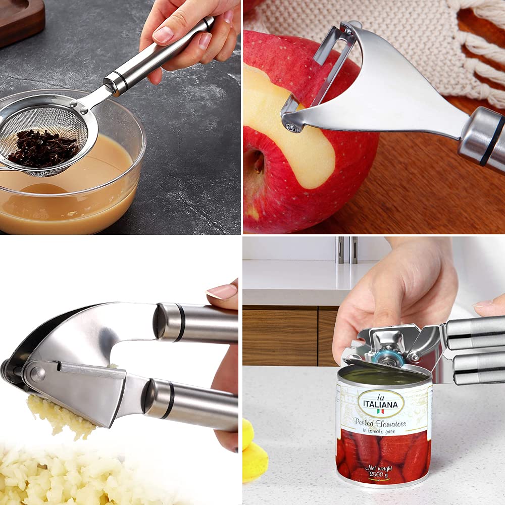 Kitchen Utensils Set 35 PCs Cooking Utensils with Grater - BESTZMWK Official Imagery - 8