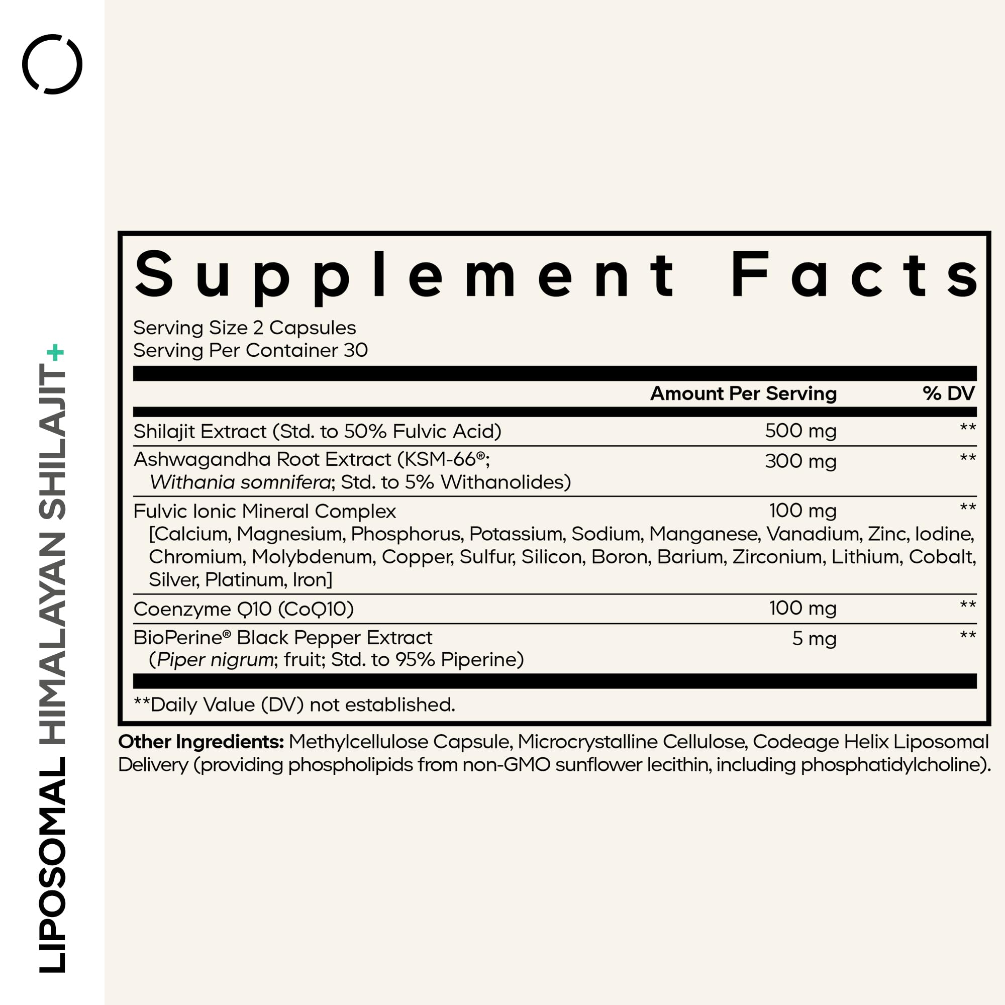 Codeage Liposomal Himalayan Shilajit Supplement - Codeage Official Imagery - 3