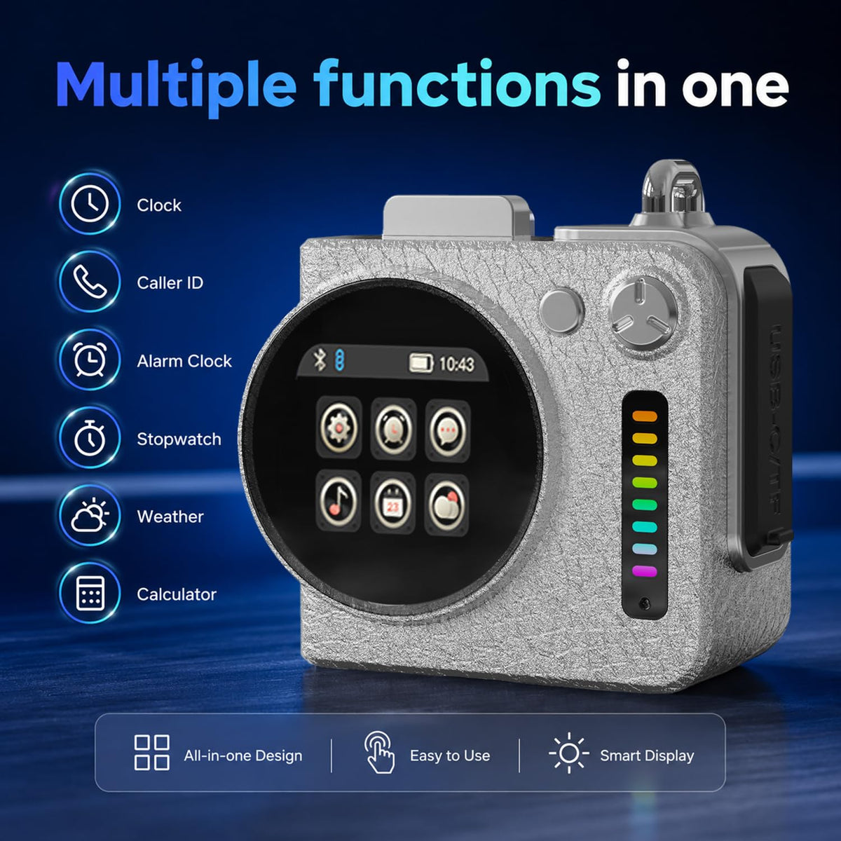 WARMLIFE Portable All in One Bluetooth Speaker with - WARMLIFE Official Imagery - 3