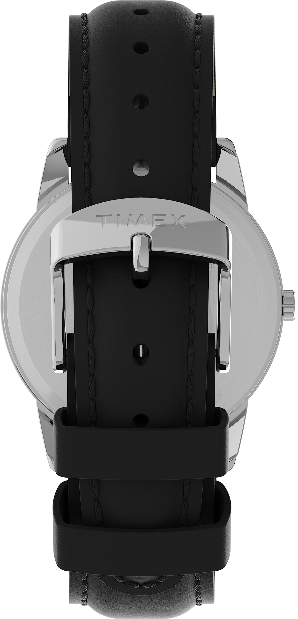 Timex Easy Reader 35mm Watch T2H281 Black Leather INDIGLO