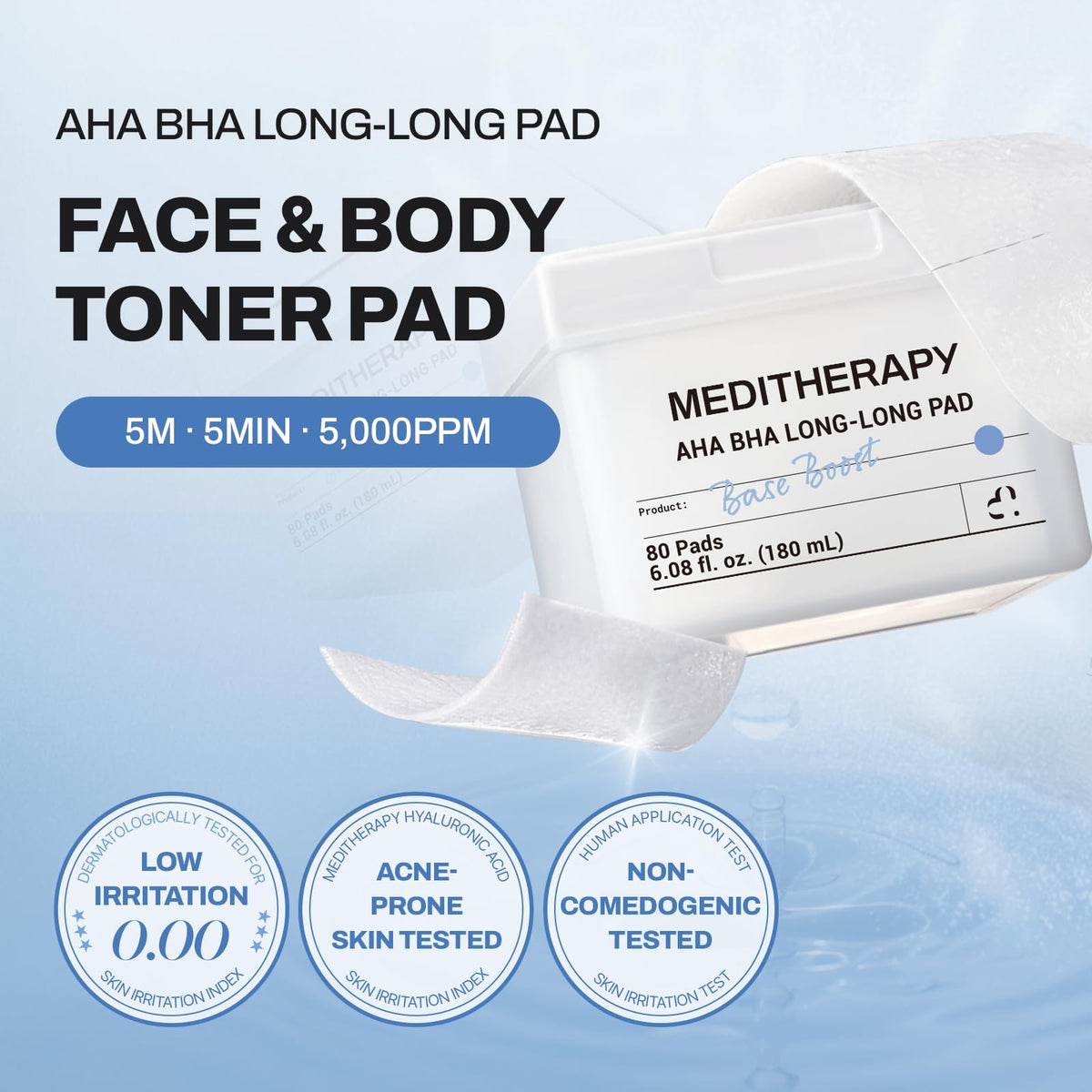 MEDITHERAPY AHA BHA Long Long Pad - MEDITHERAPY Official Imagery - 3