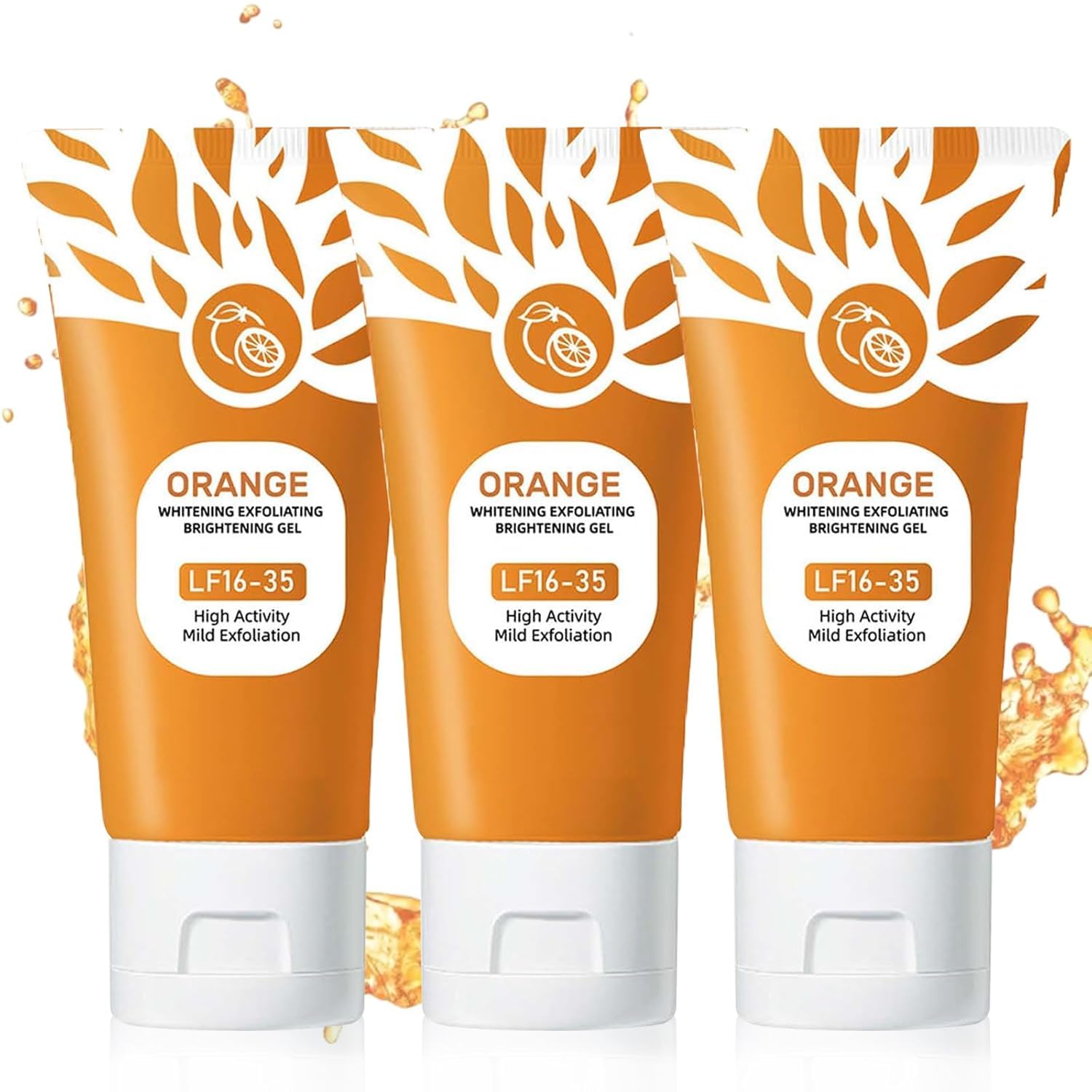 Orange Exfoliating Gel Scrub for Face & Body - Gentle Orange - Product Imagery