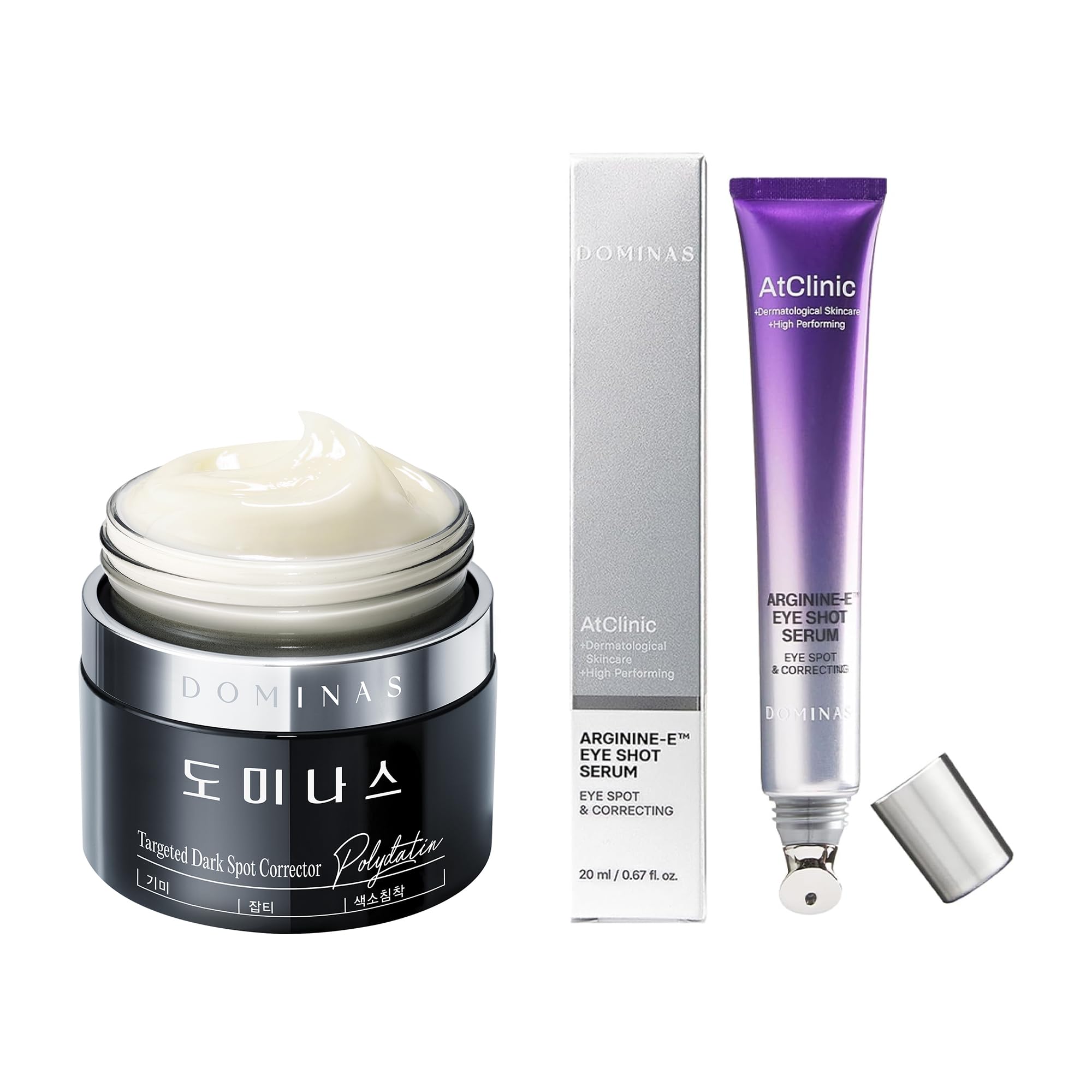 DOMINAS Advanced Korean Cream (1.76oz) + Arginine-e Caffeine Eye - DOMINAS