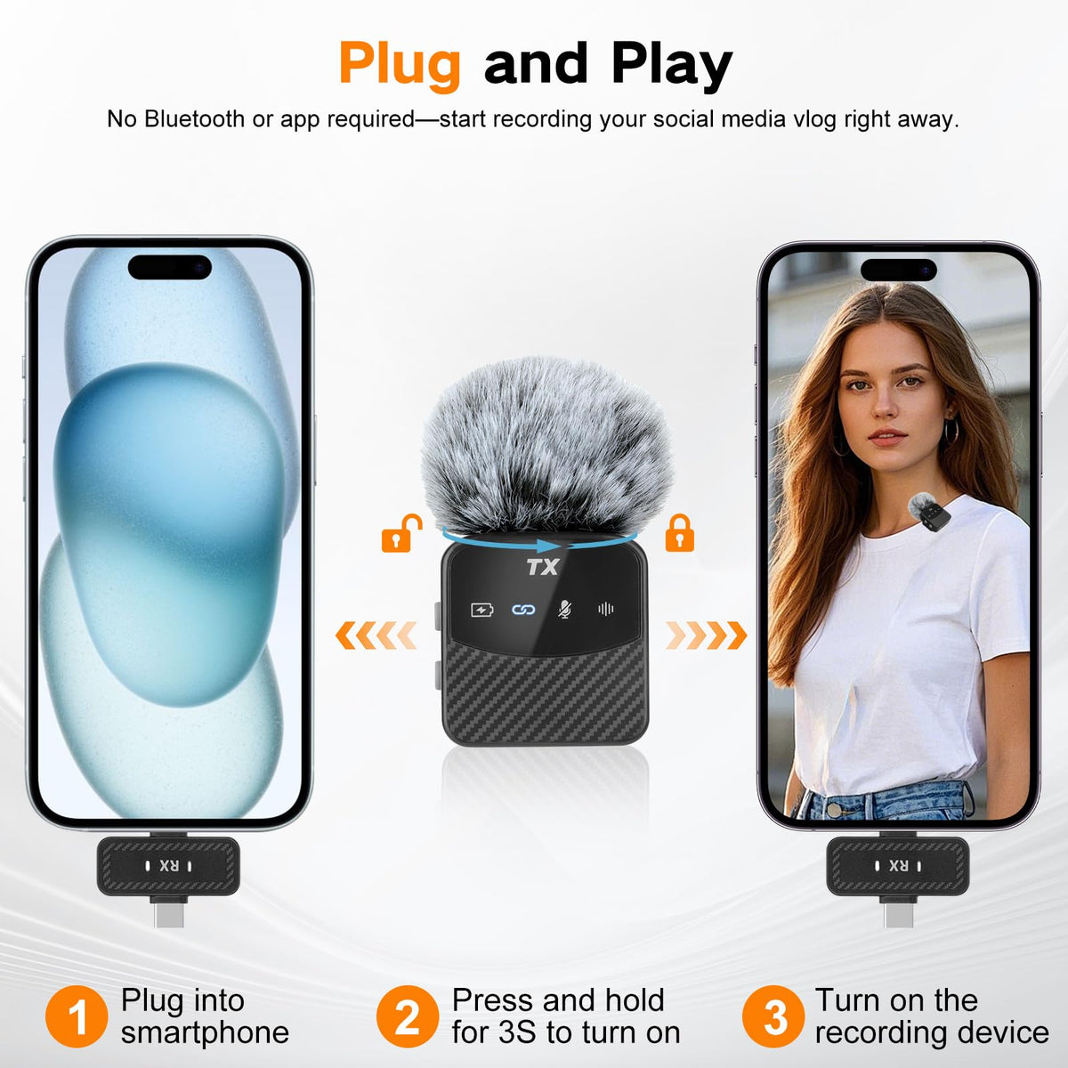 Professional Vlogging Kit for iPhone Android 70 Auto Face - Zarcaco Official Imagery - 5