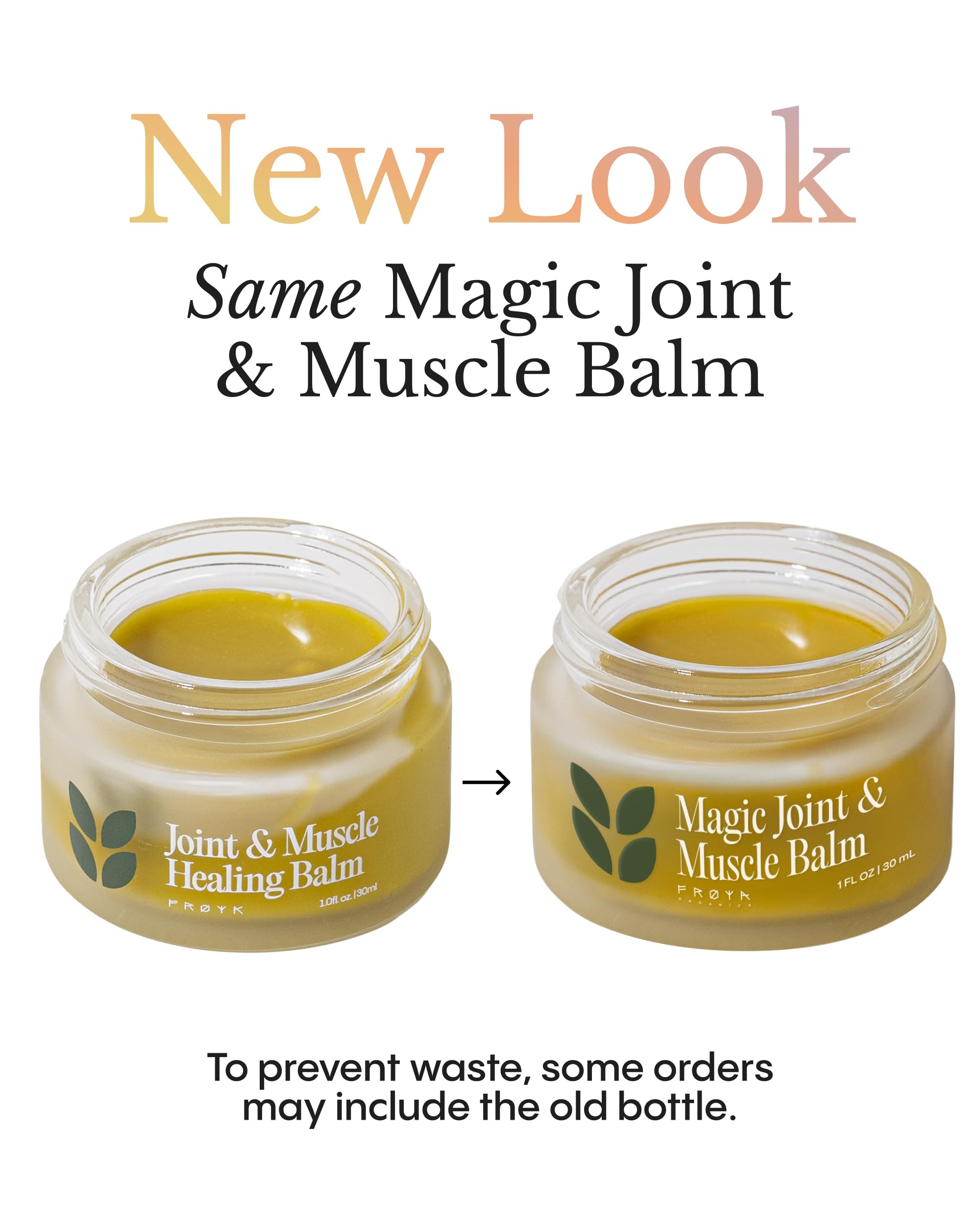 Frøya Organics Joint & Muscle Care Balm (1.0 fl oz)