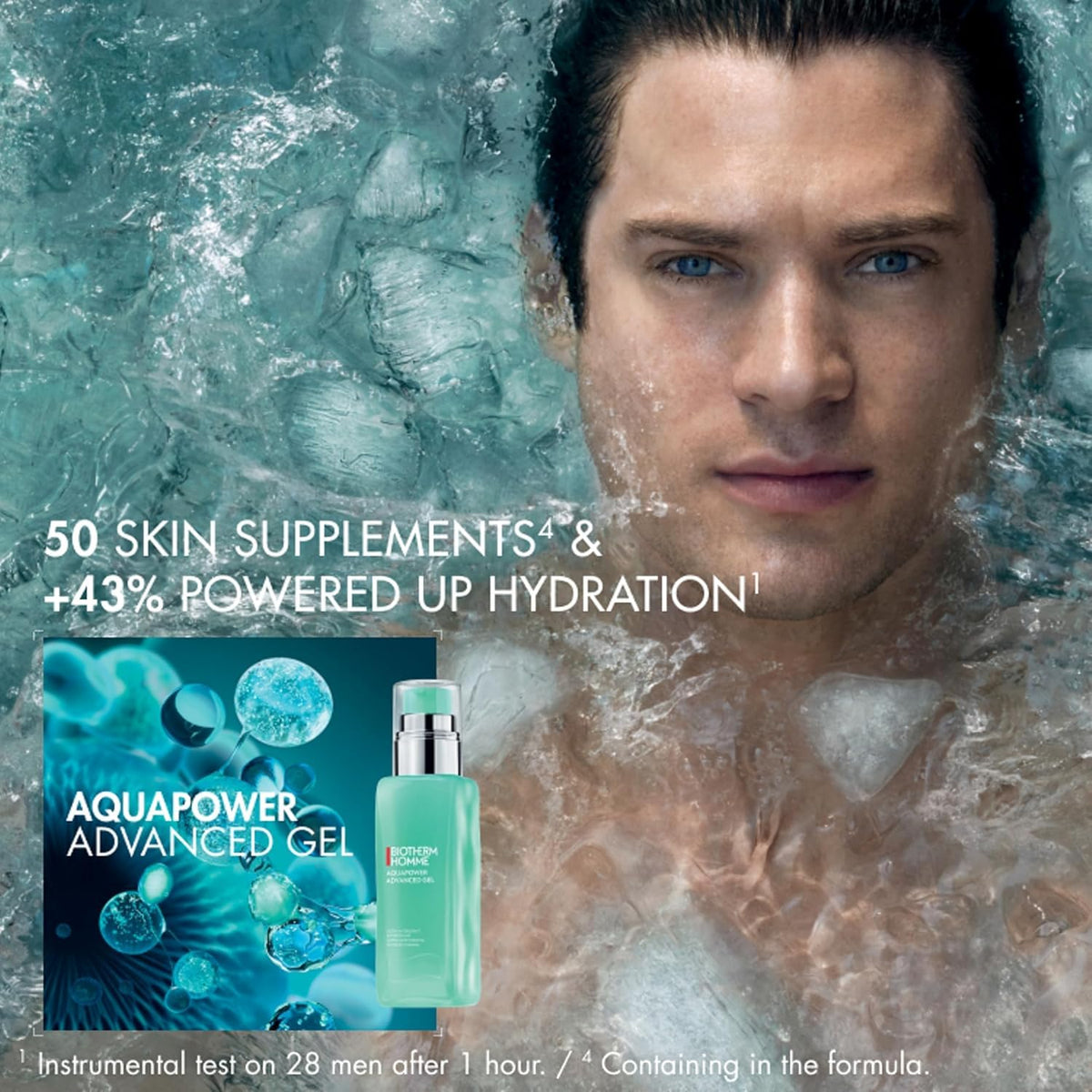 Biotherm Aquapower Advanced Gel Men s Gel Face Moisturizer - Premium Selection Official Imagery - 3