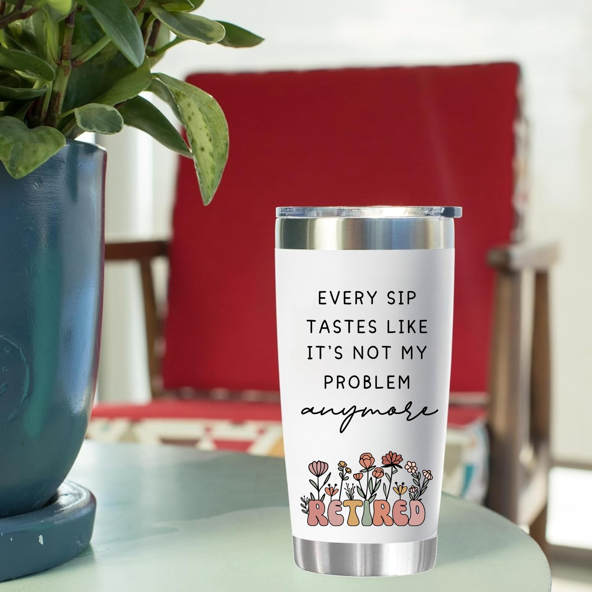 Retirement Gift Tumbler 20oz for Women & Men 2026