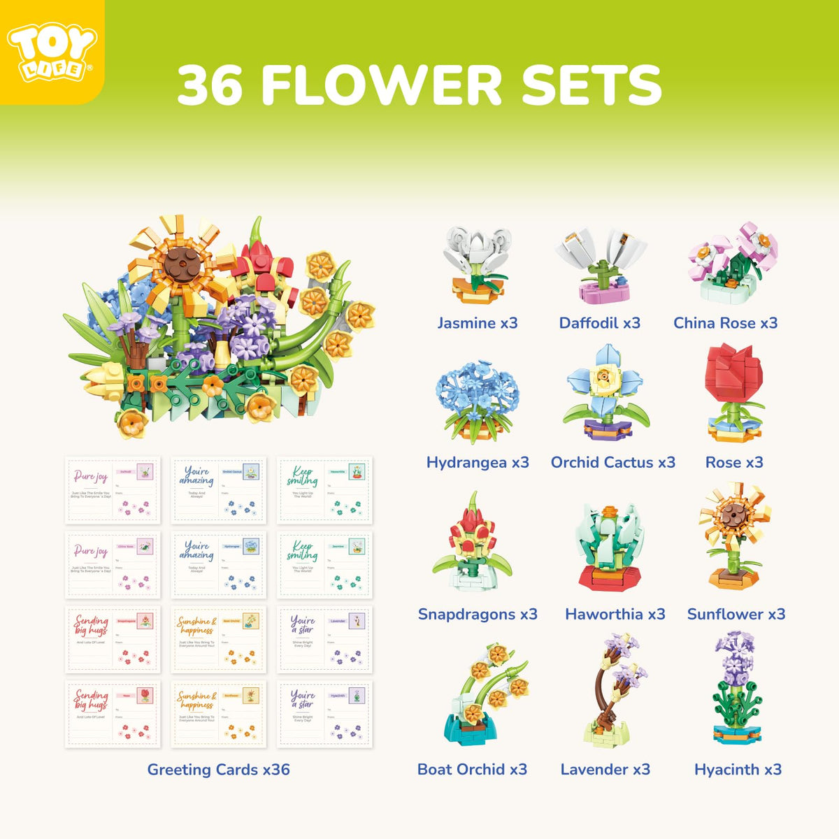 TOY Life 36 Pack Party Favors for Kids Tiny Plants Mini - TOY Life Official Imagery - 6